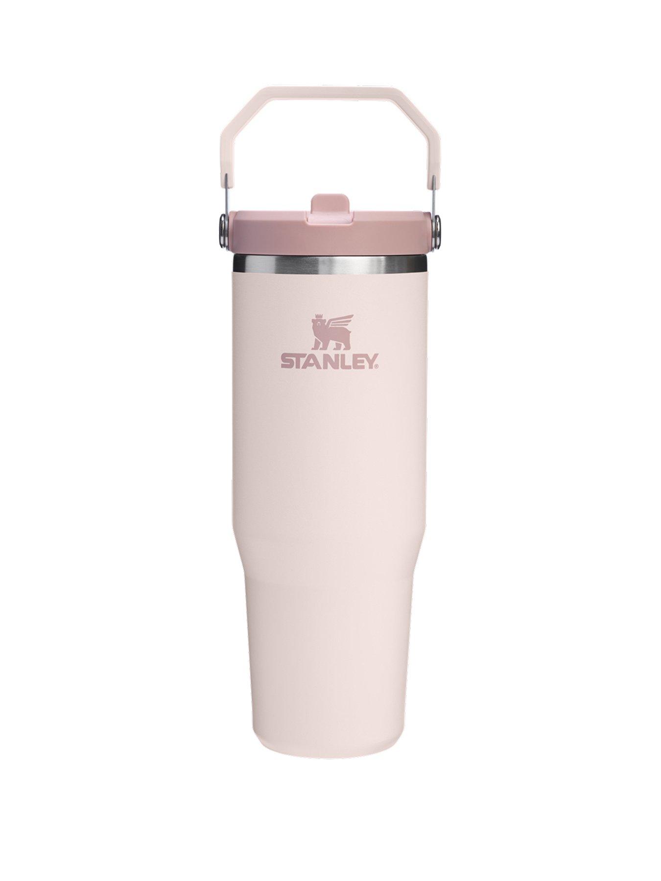 Stanley Iceflow™ Flip Straw Tumbler Stainless Steel Water Bottle Rose Quartz 890 Ml - Image 3