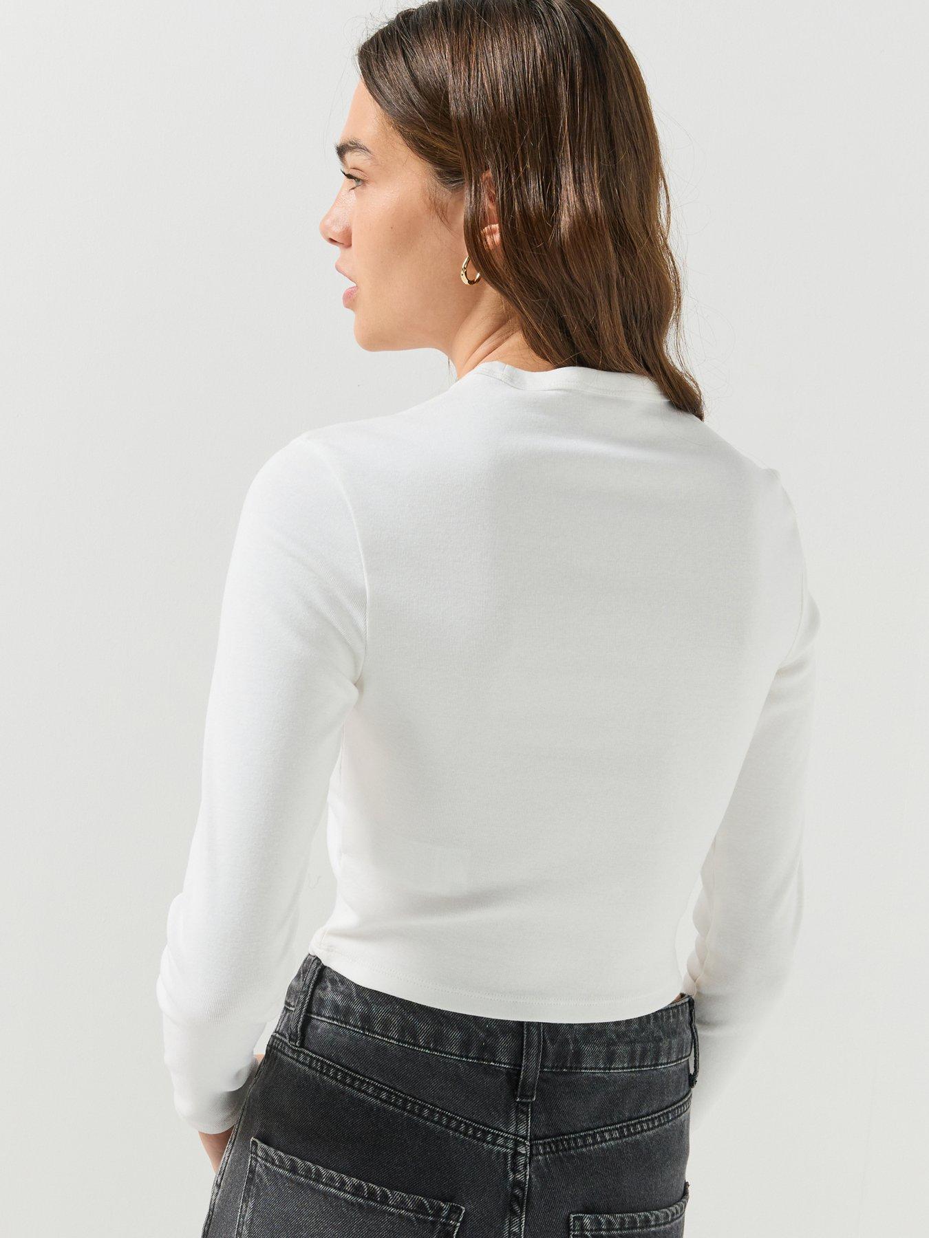 Image 2 of 4 of HUGO Dafilomena T-shirt - White