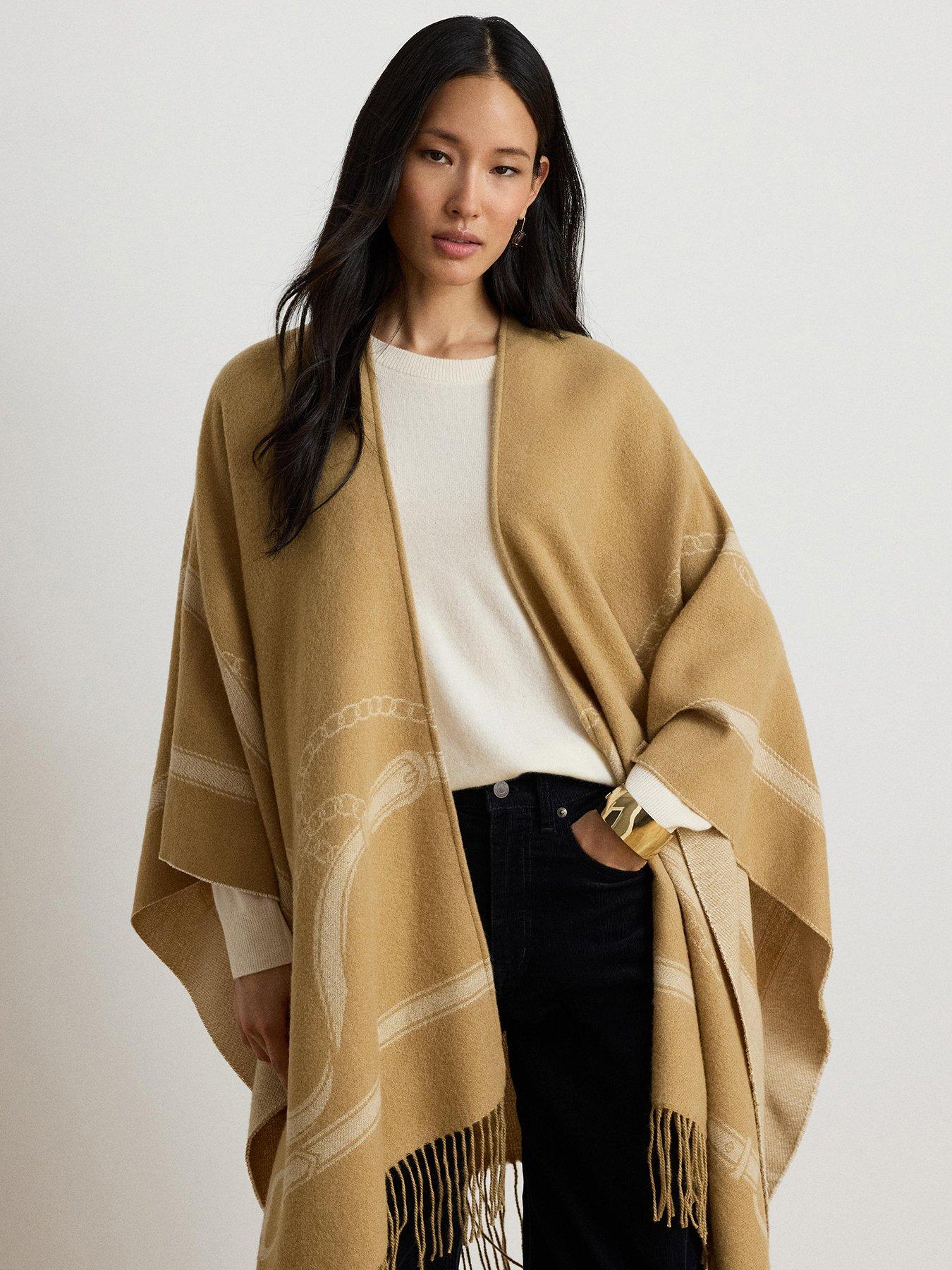 Image 1 of 6 of Lauren by Ralph Lauren EQ RUANA-PONCHO