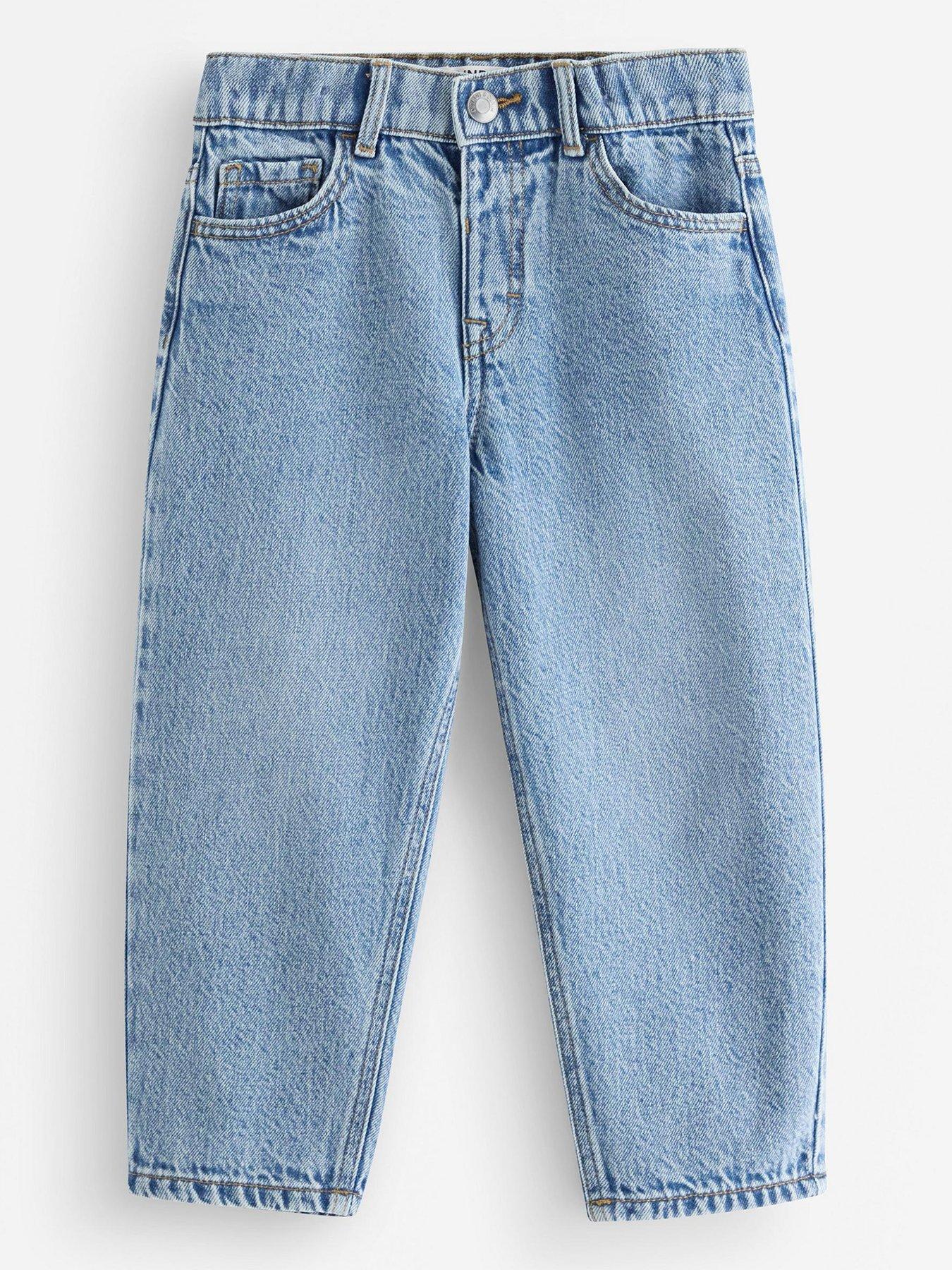 Image 2 of 4 of Lindex Younger Boys Baggy Fit Jeans - Blue