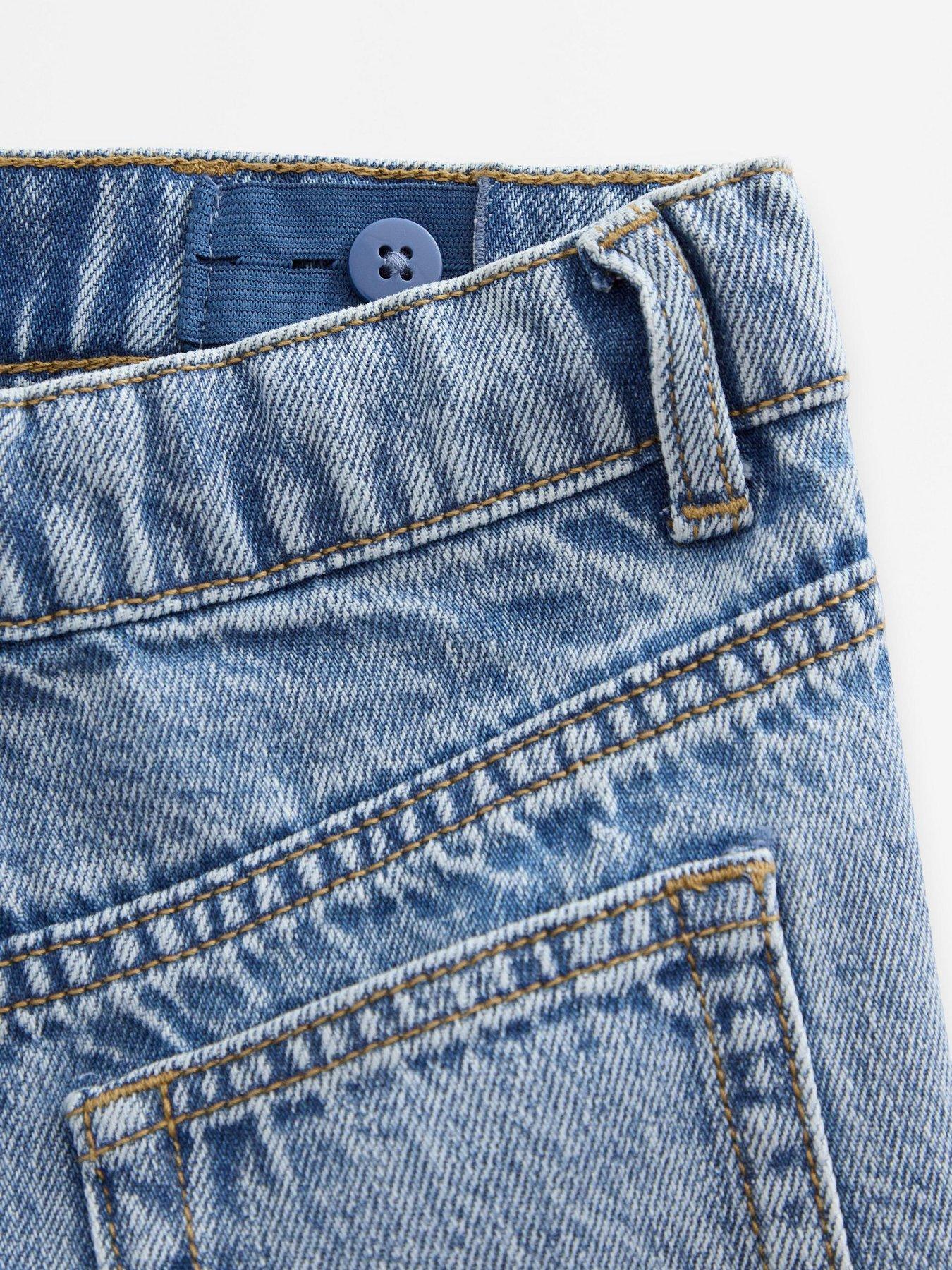 Image 4 of 4 of Lindex Younger Boys Baggy Fit Jeans - Blue