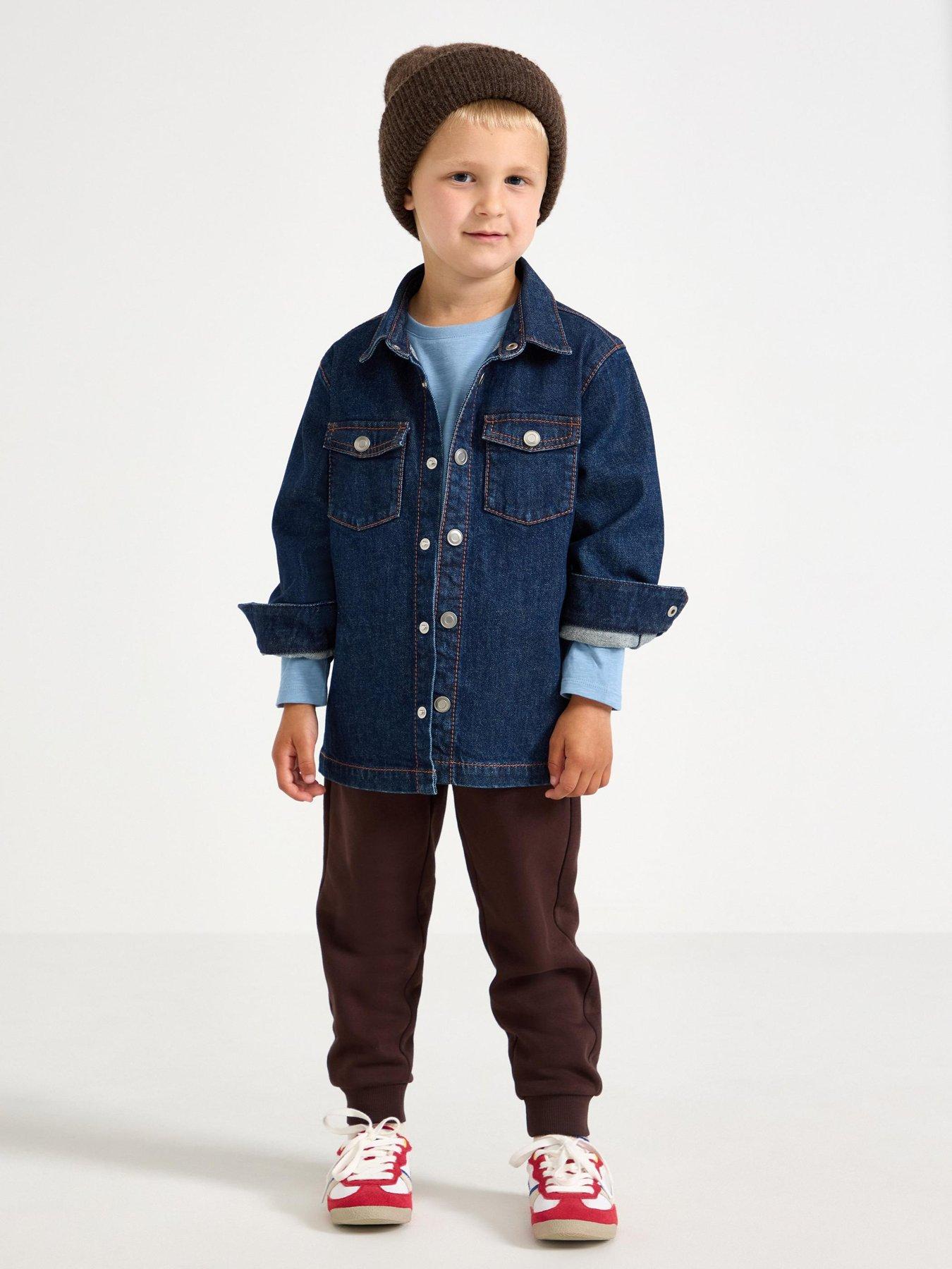 Image 1 of 4 of Lindex Boys Joggers - Brown