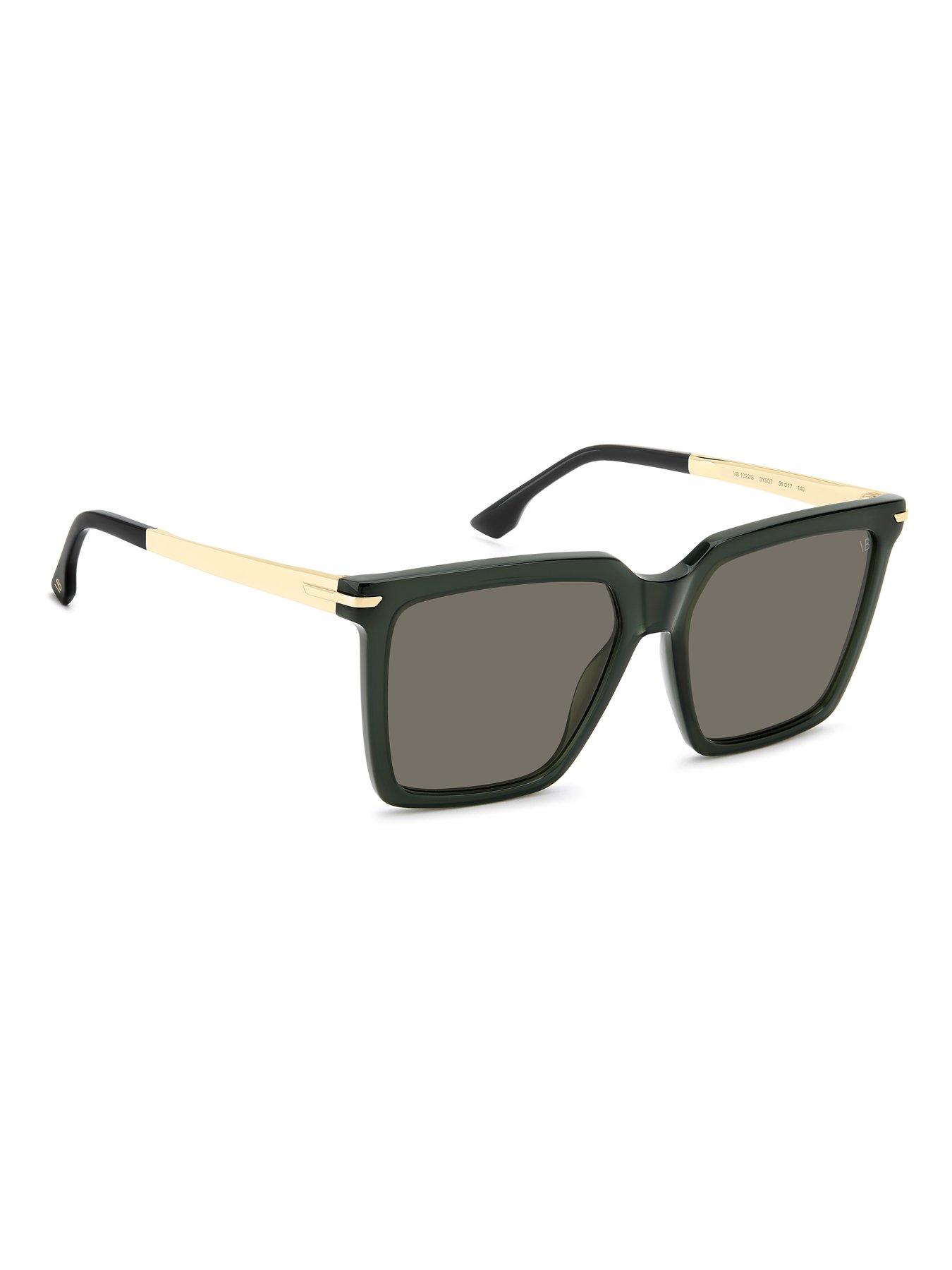 Image 2 of 5 of VICTORIA BECKHAM Rectangular Sunglasses- Khaki