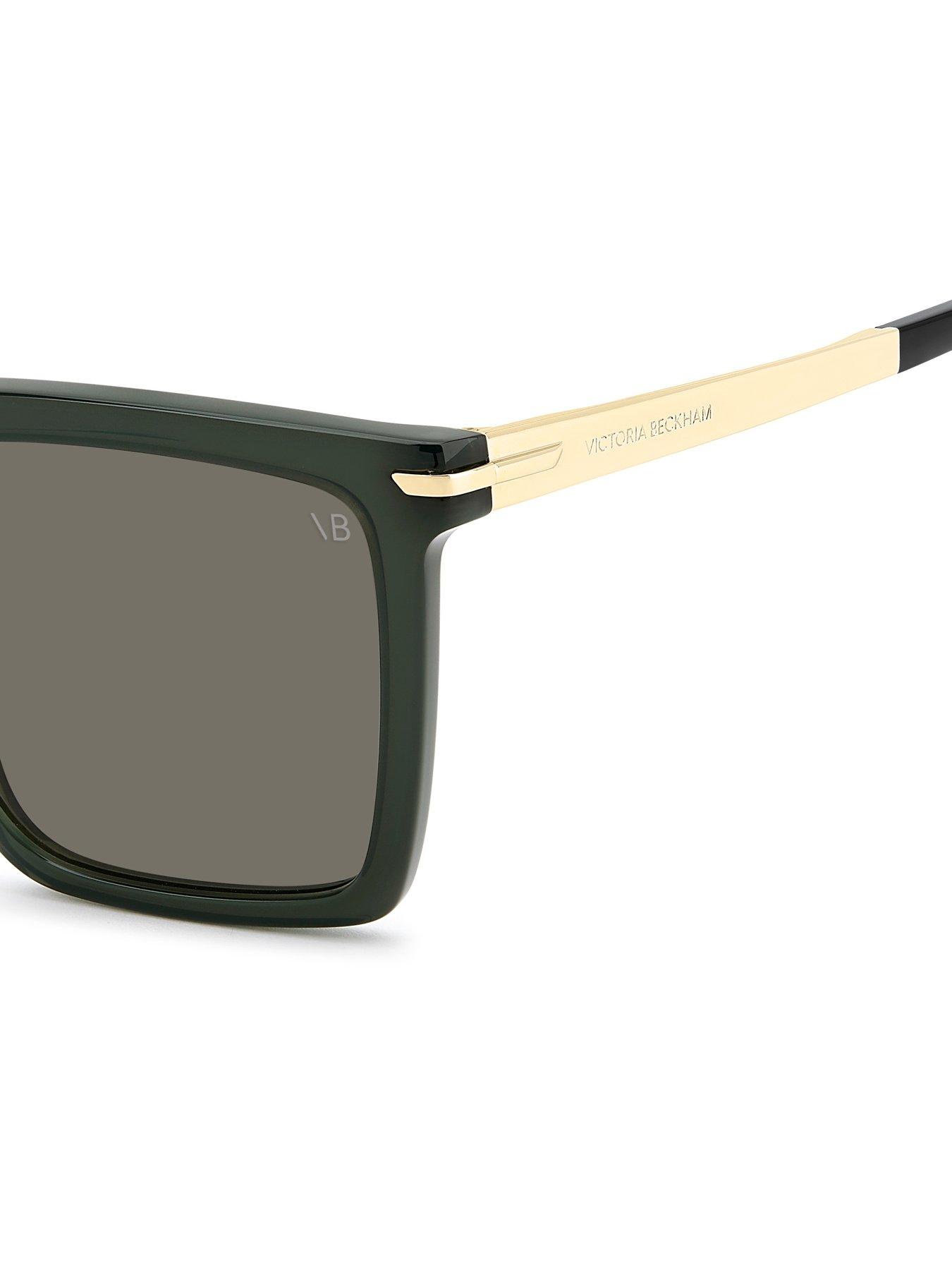 Image 5 of 5 of VICTORIA BECKHAM Rectangular Sunglasses- Khaki