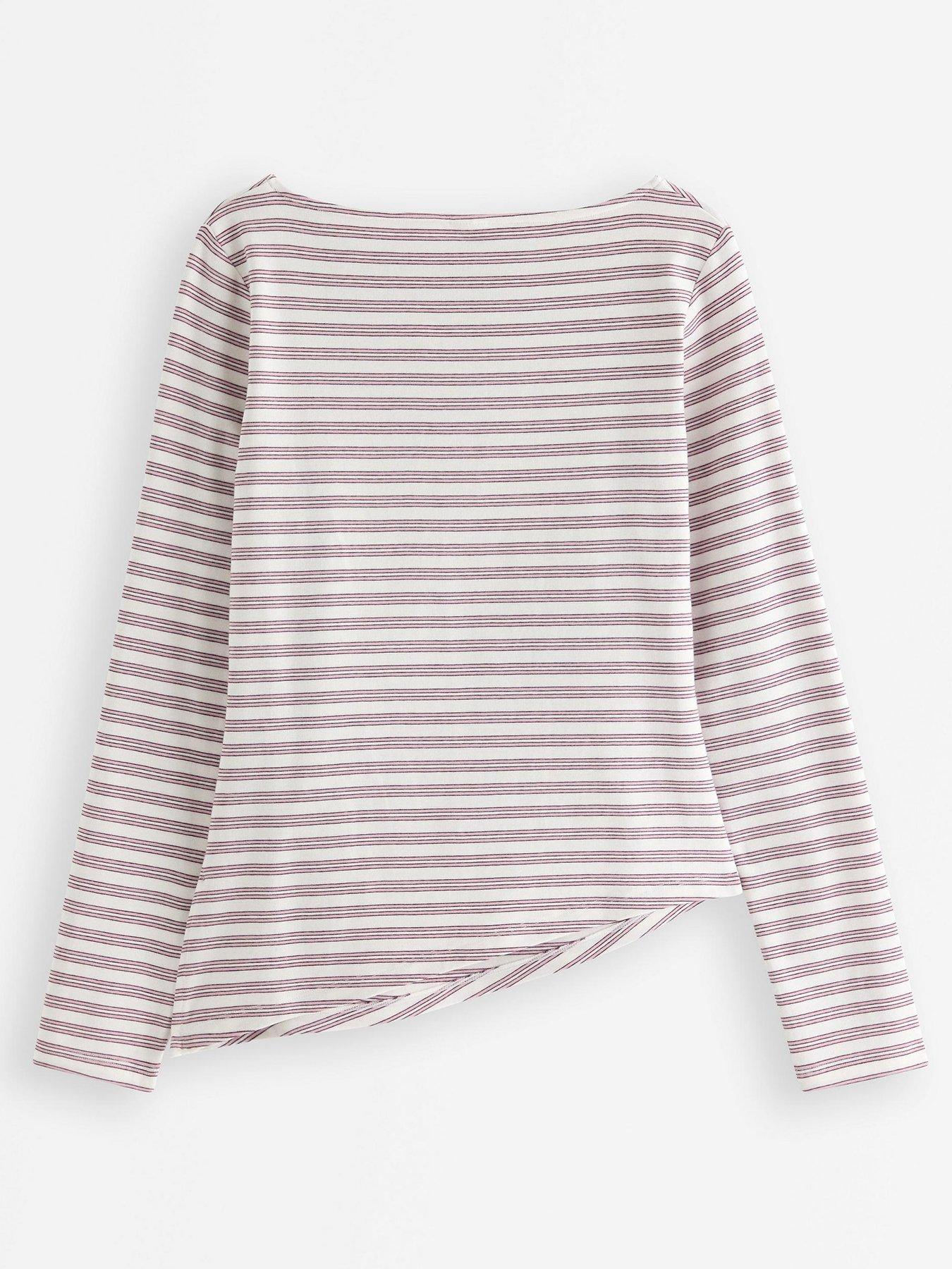 Image 3 of 4 of Lindex Girls Long Sleeve Top With Gathers - White