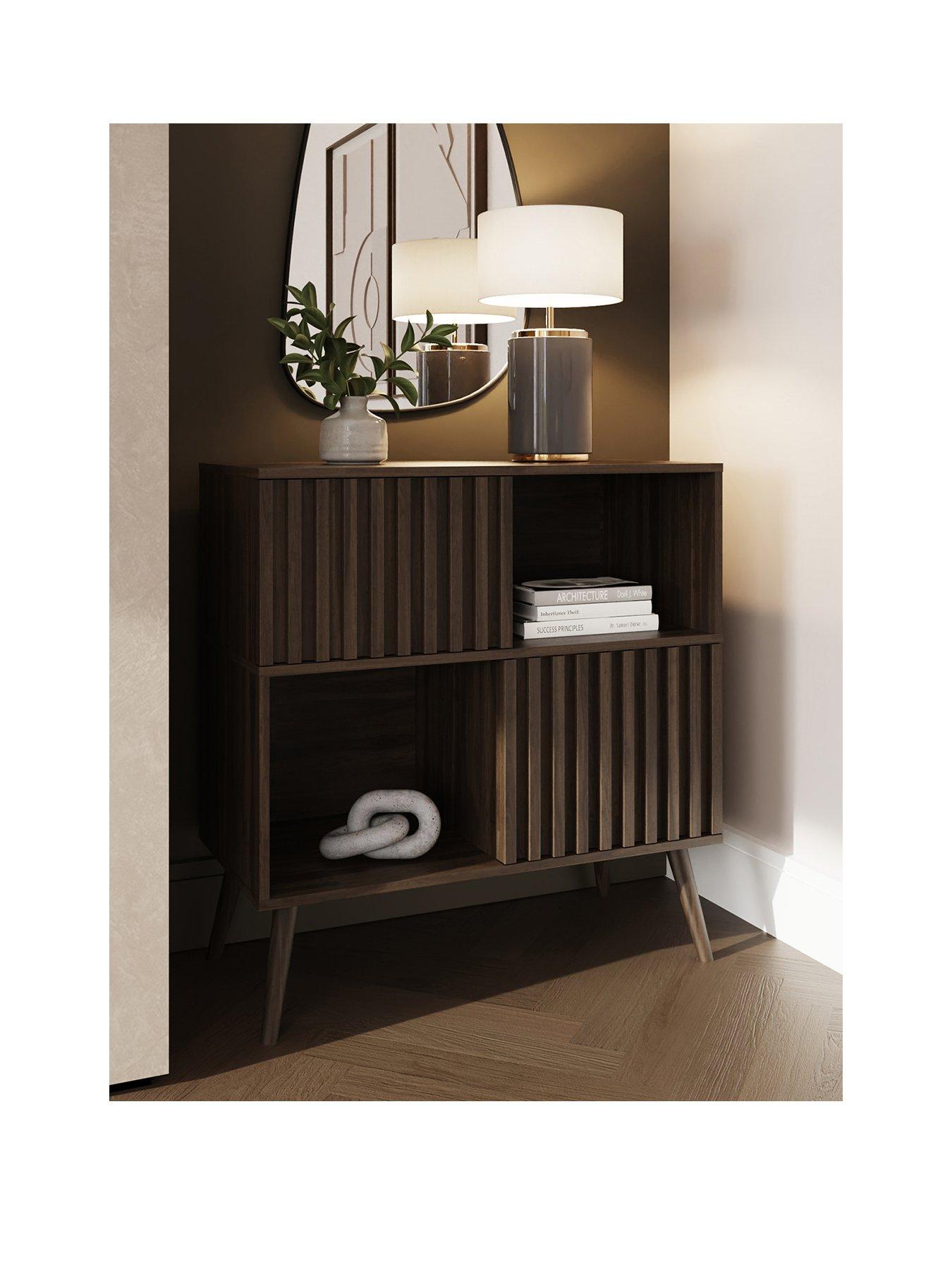 Image 2 of 7 of GFW Rowan Compact Sideboard Walnut