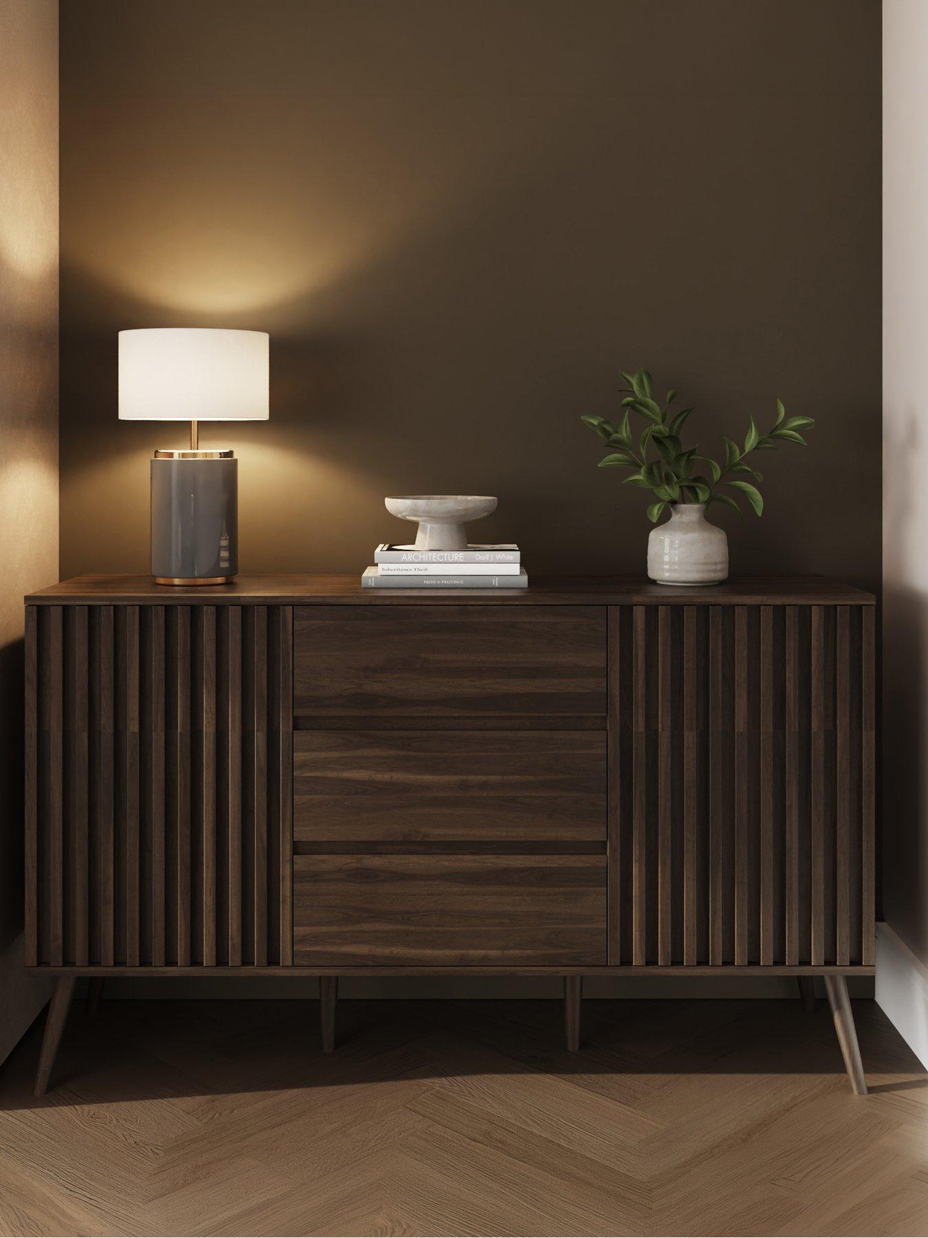 Gfw Rowan Large Sideboard Walnut