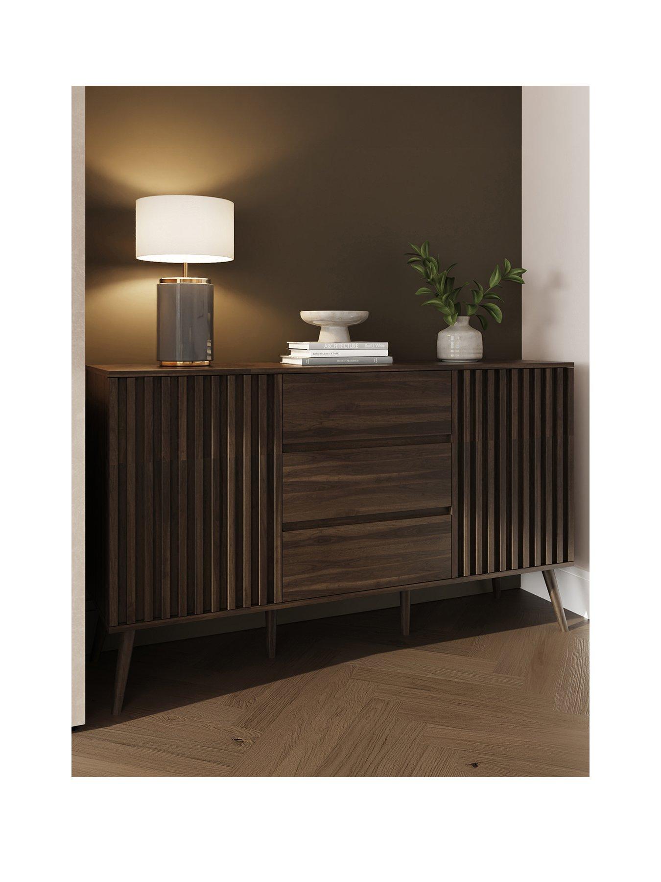 Image 2 of 7 of GFW Rowan Large Sideboard Walnut - FSC&reg; Certified