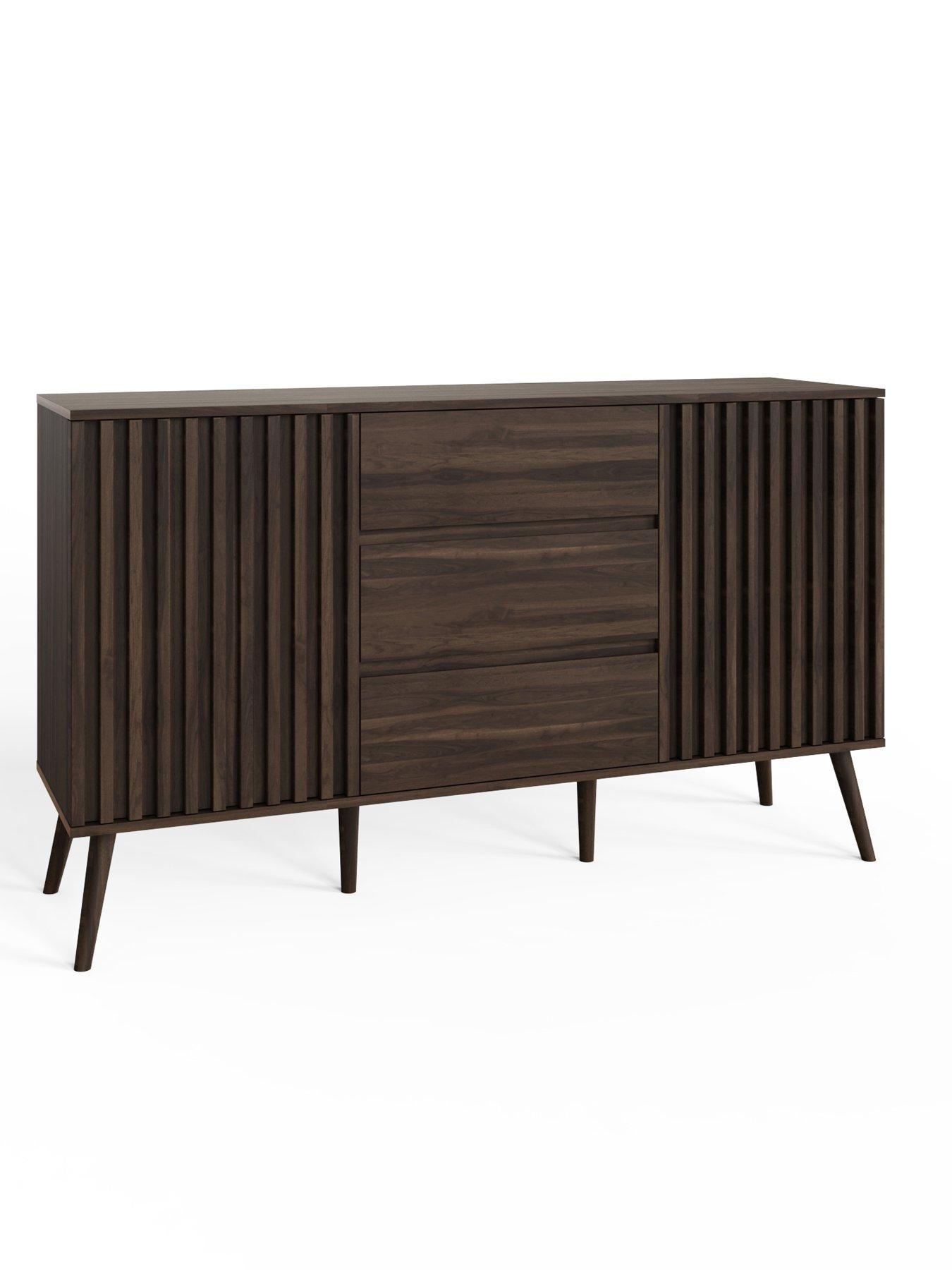 Image 3 of 7 of GFW Rowan Large Sideboard Walnut - FSC&reg; Certified