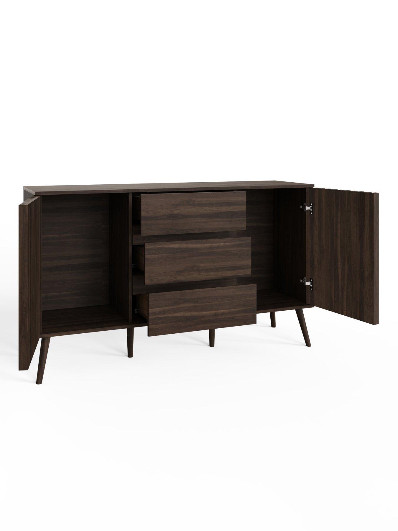 Image 5 of 7 of GFW Rowan Large Sideboard Walnut - FSC&reg; Certified