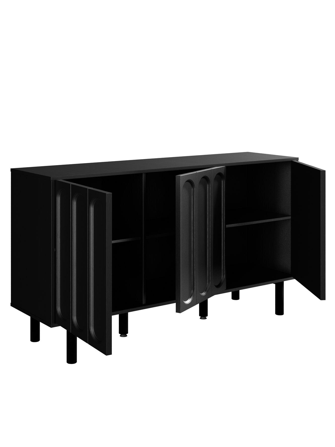 Image 6 of 7 of GFW Rio Large Sideboard Black