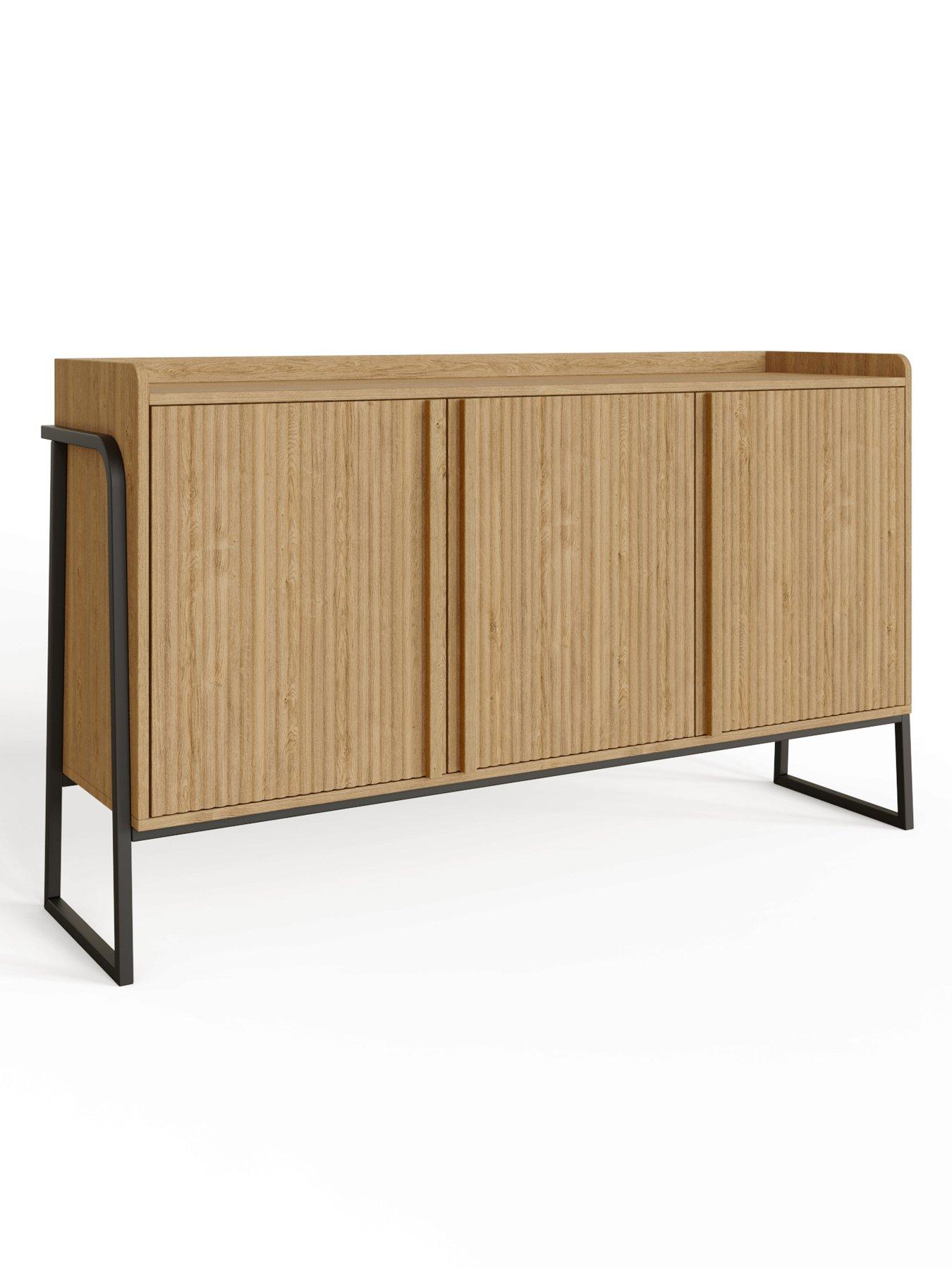 Image 3 of 7 of GFW Octavia Large Sideboard Oak