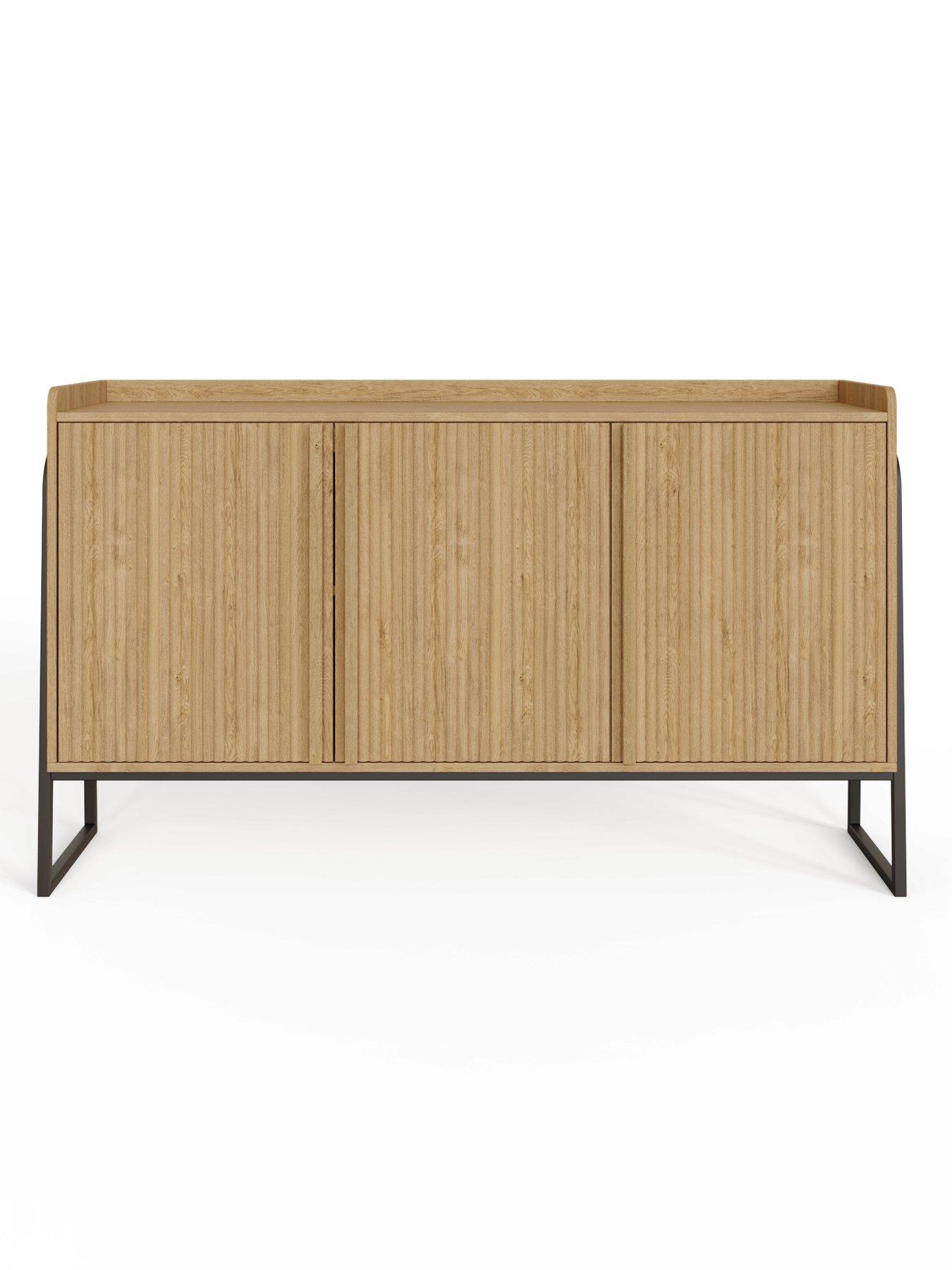 Image 4 of 7 of GFW Octavia Large Sideboard Oak