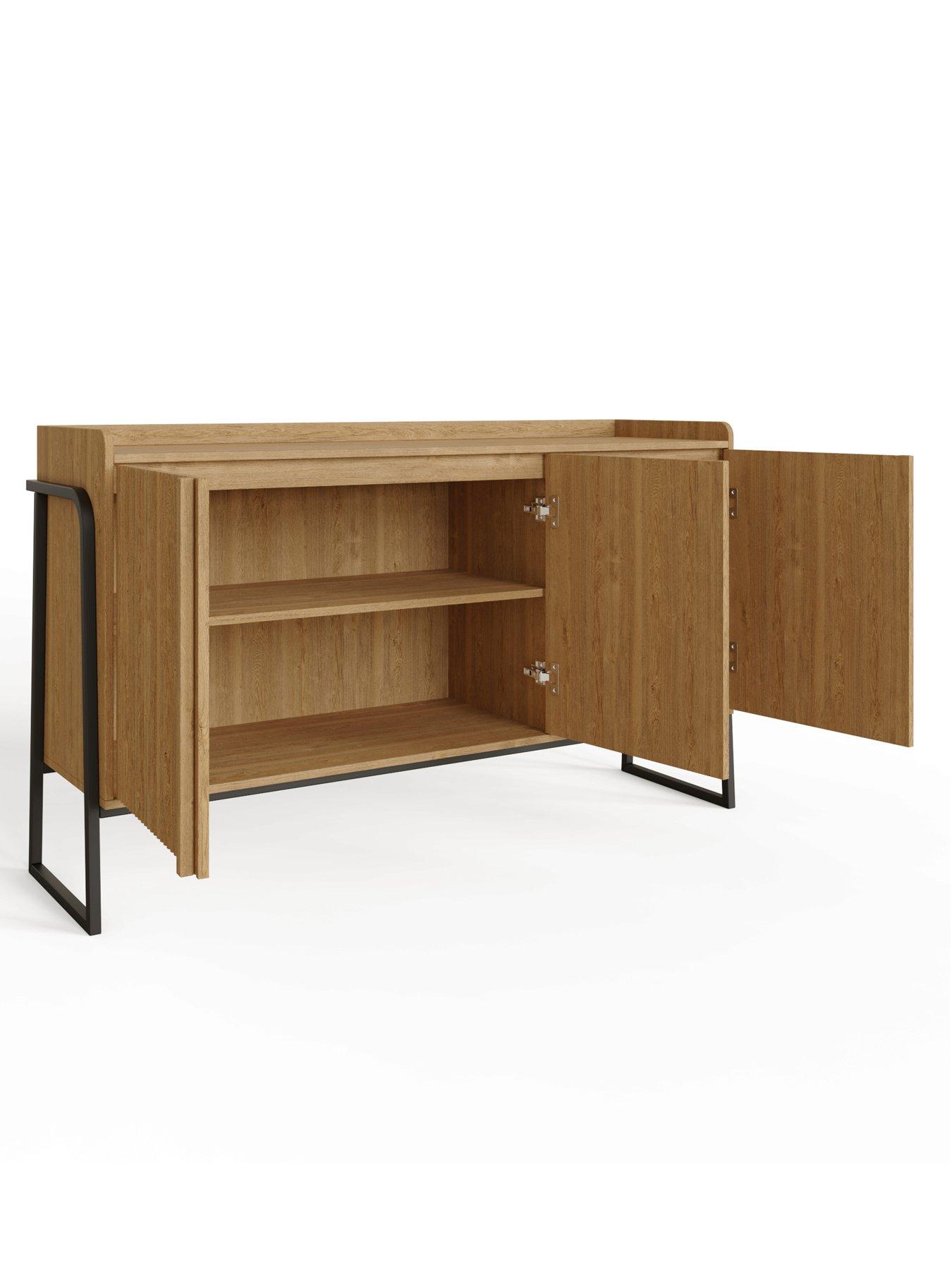 Image 5 of 7 of GFW Octavia Large Sideboard Oak
