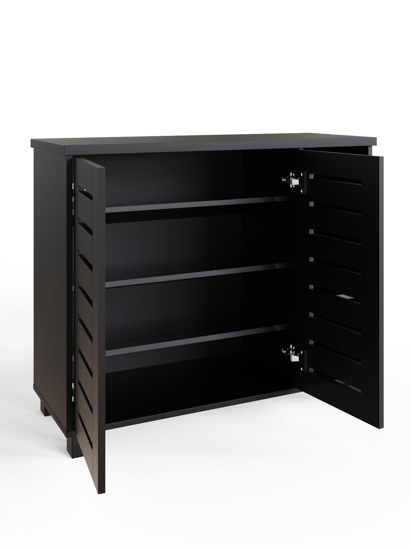 Image 4 of 7 of GFW Bodie Shoe Cabinet Black