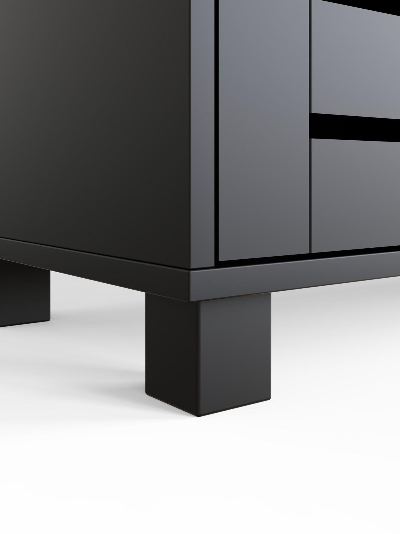 Image 6 of 7 of GFW Bodie Shoe Cabinet Black