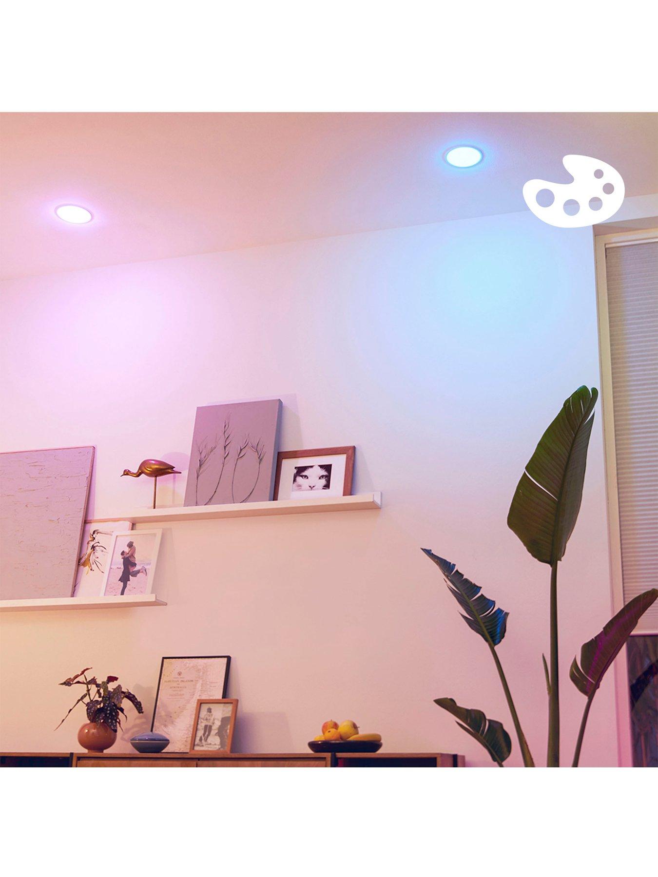 Image 6 of 7 of Philips Smart Led Smart LED RGB GU10 Glass Bulb - 50W, 3 Pack