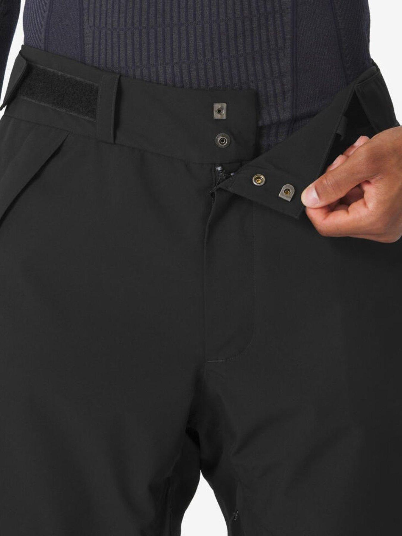 Image 6 of 7 of Decathlon Mens SNB 500 15,000mm Waterproof Padded Ski Trousers - Black