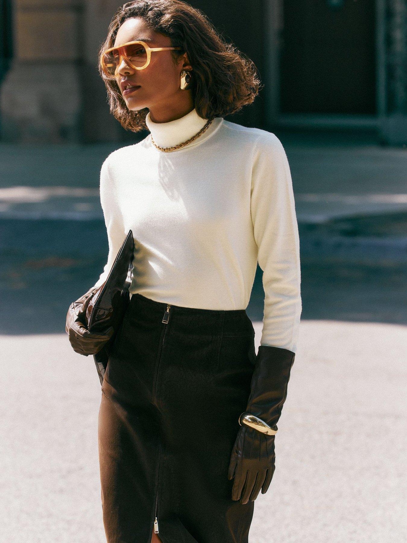 Image 3 of 5 of Friends Like These Ivory Roll Neck Knit Jumper