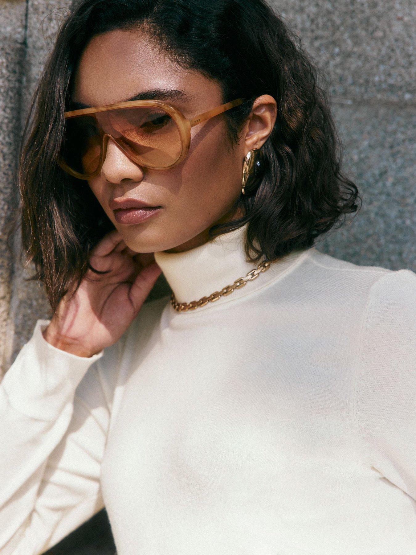 Image 4 of 5 of Friends Like These Ivory Roll Neck Knit Jumper