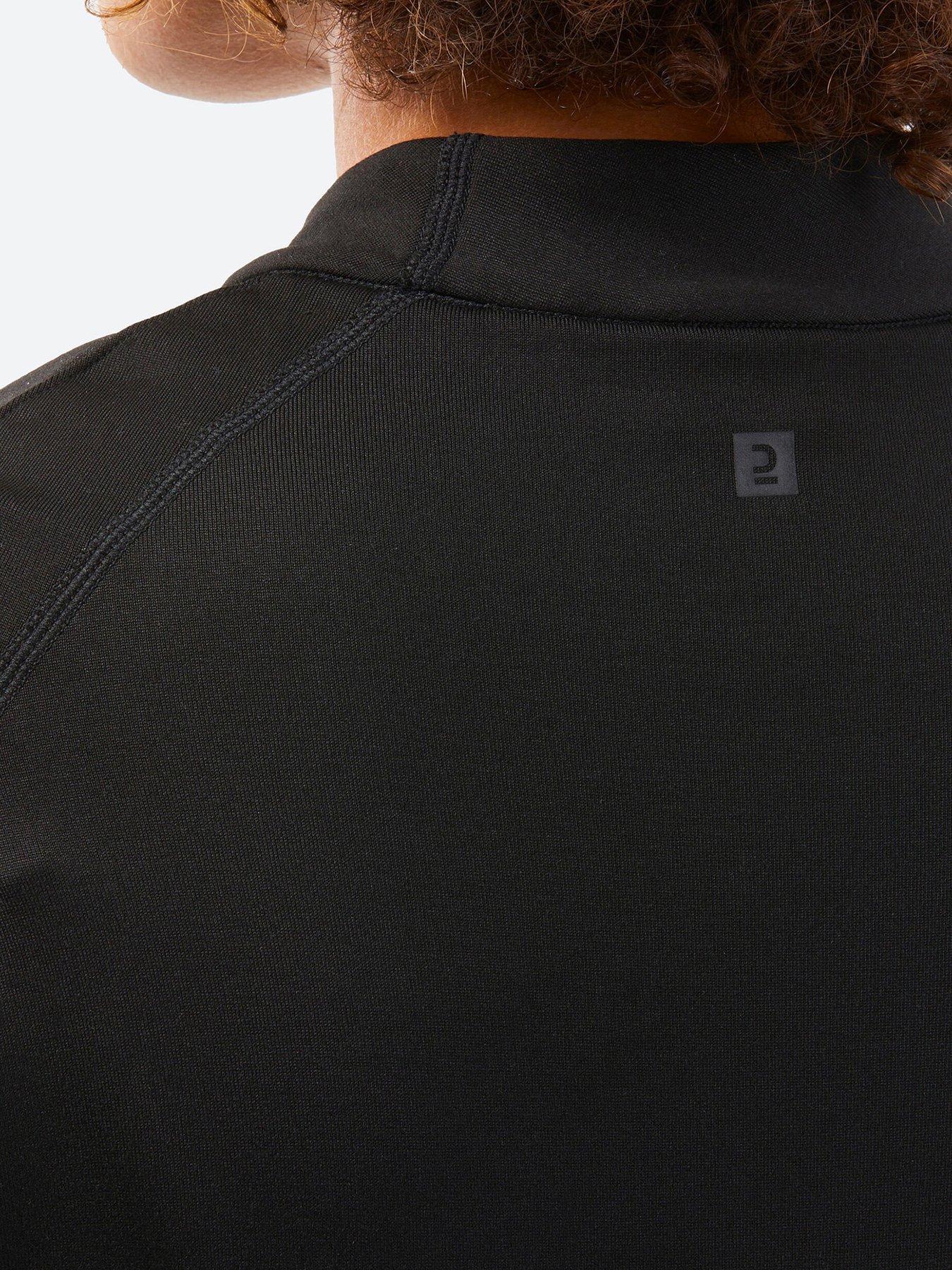 Image 5 of 5 of Decathlon Ladies Base Layer TOP SKI 500 - Black