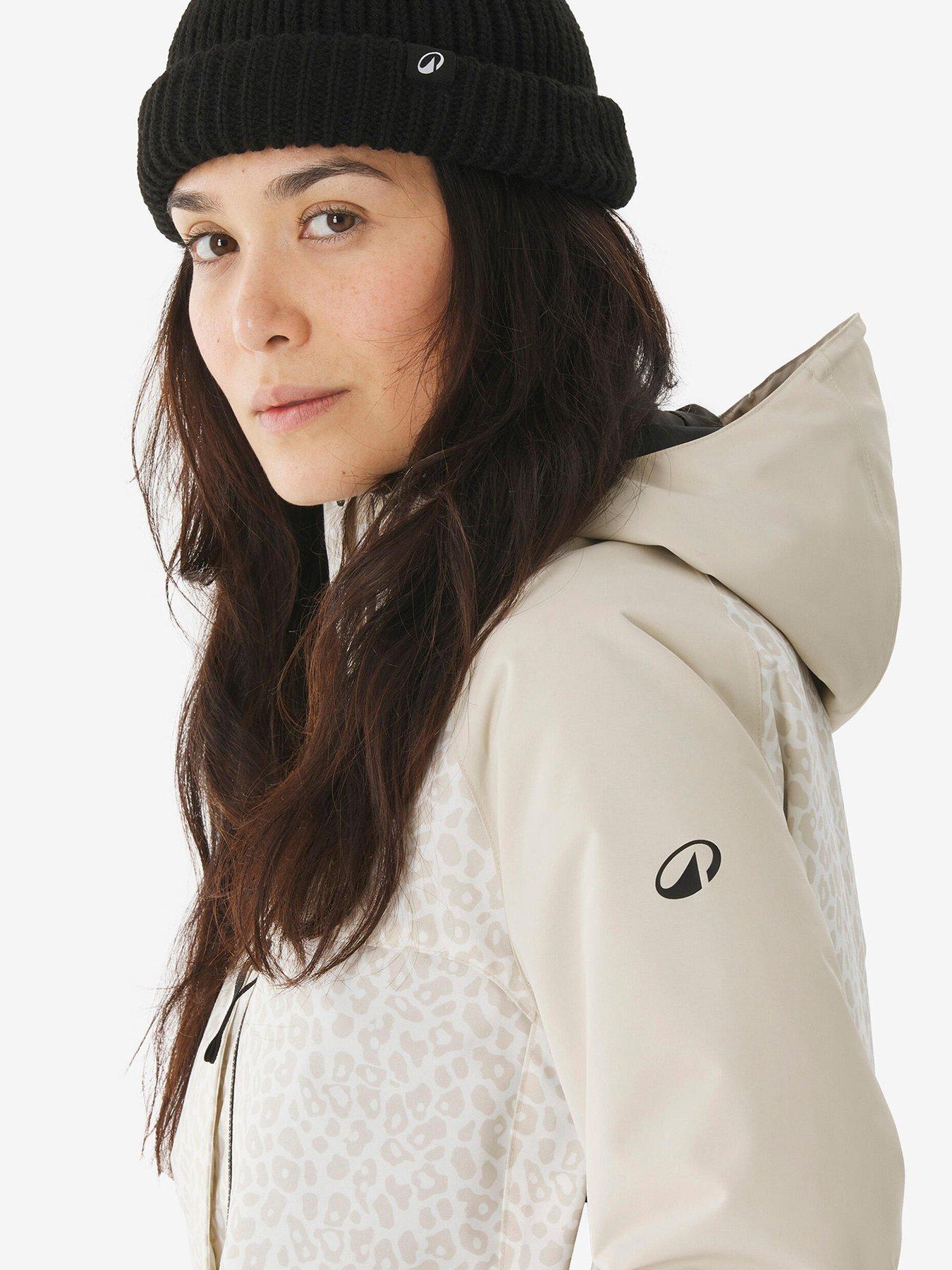 Image 4 of 7 of Decathlon Ladies Ski and Snowboarding Jacket 500 Long - Beige