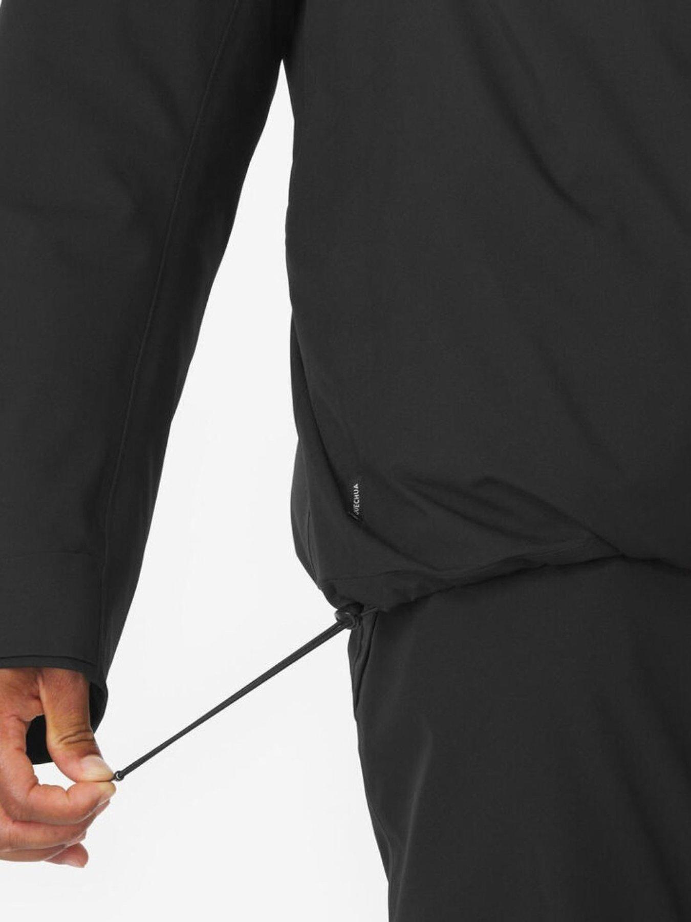 Image 6 of 6 of Decathlon Mens 500 Hooded Insulated Zip Pocket Ski Jacket - Black