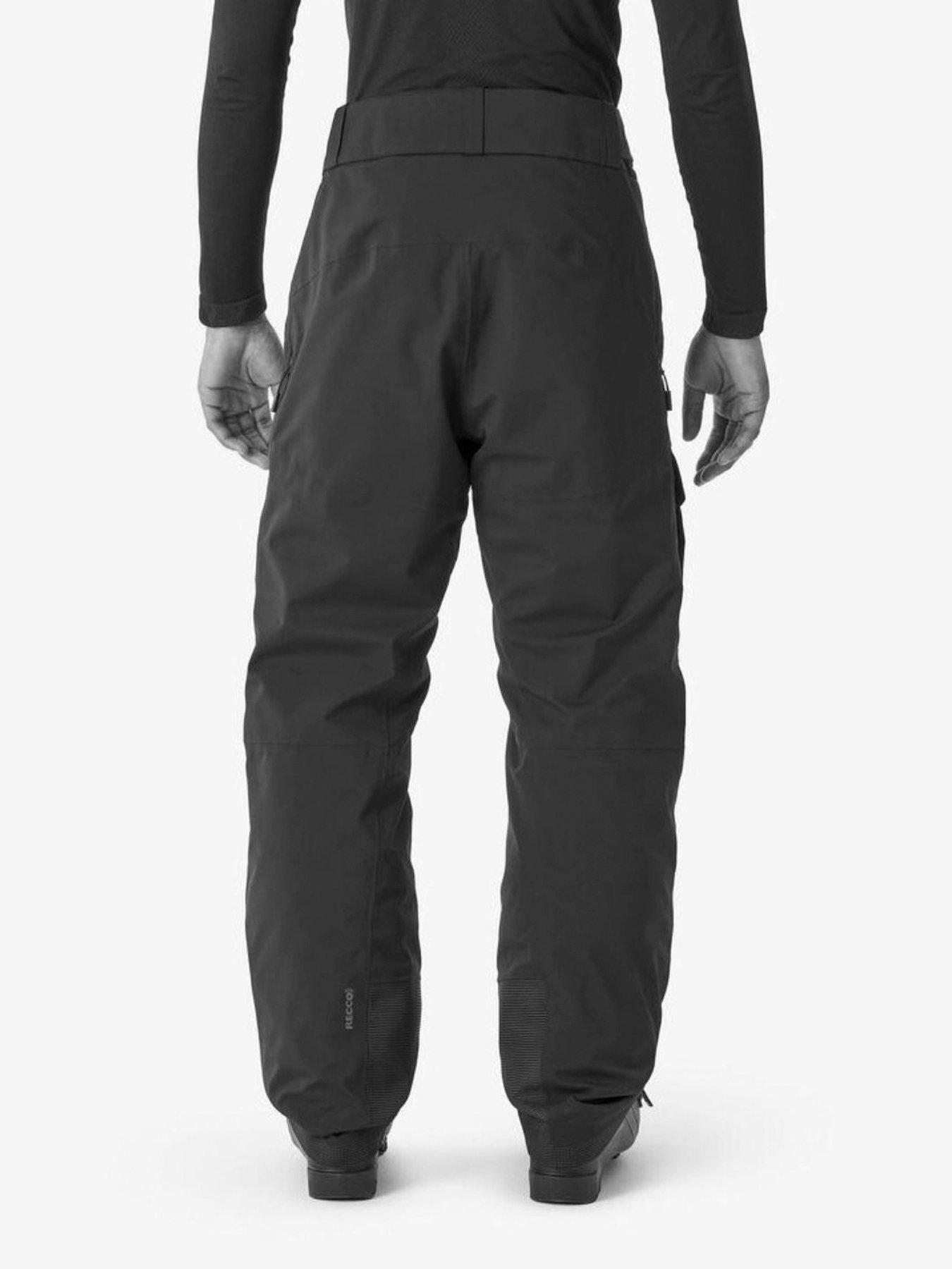 Image 2 of 5 of Decathlon Mens 500 Adjustable Waist Zip Pocket Ski Trousers - Black