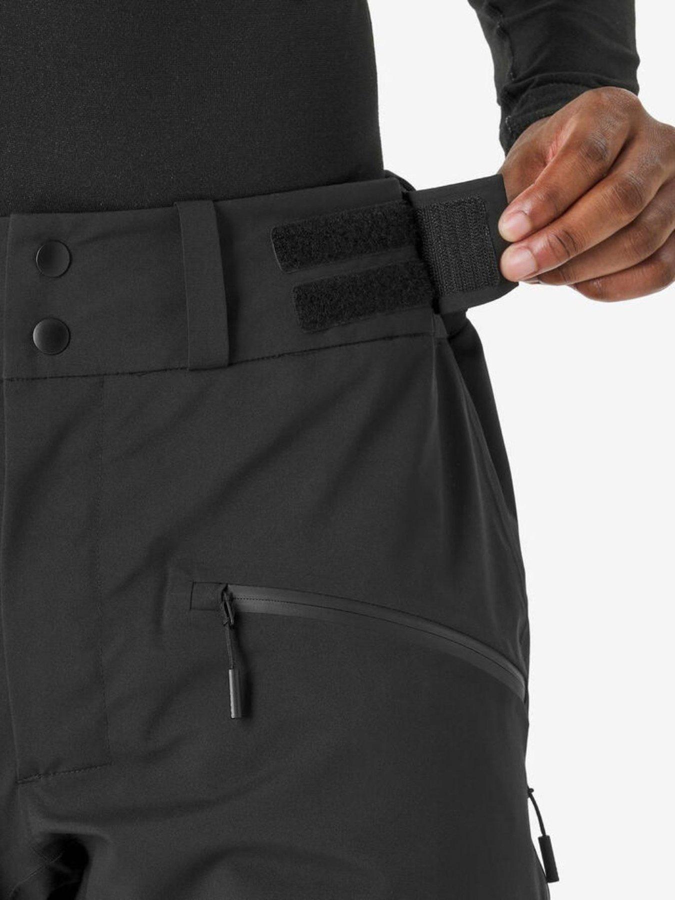 Image 5 of 5 of Decathlon Mens 500 Adjustable Waist Zip Pocket Ski Trousers - Black