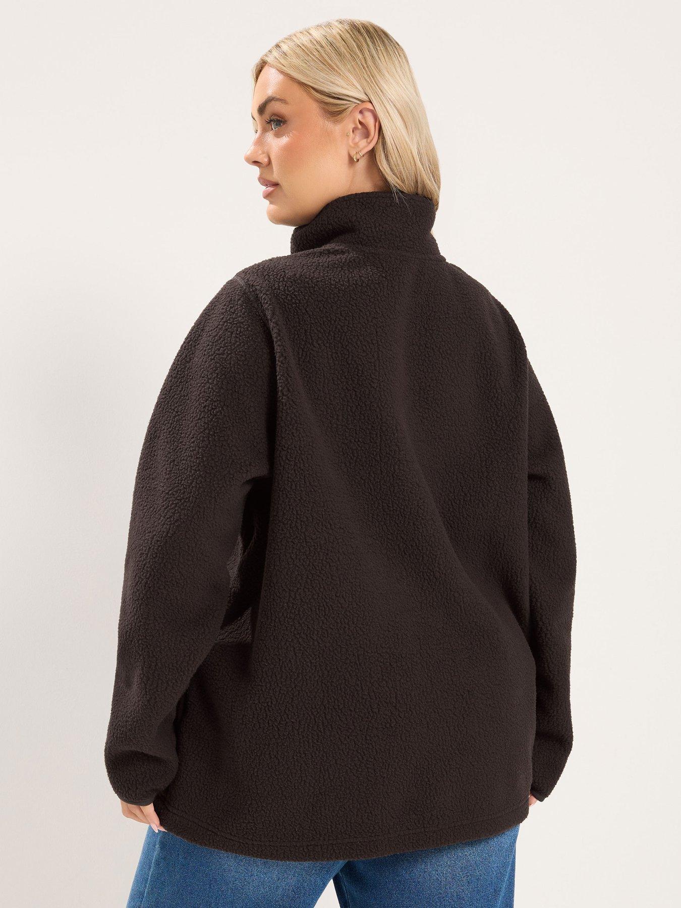Image 2 of 4 of Yours Curve Half Zip Fleece