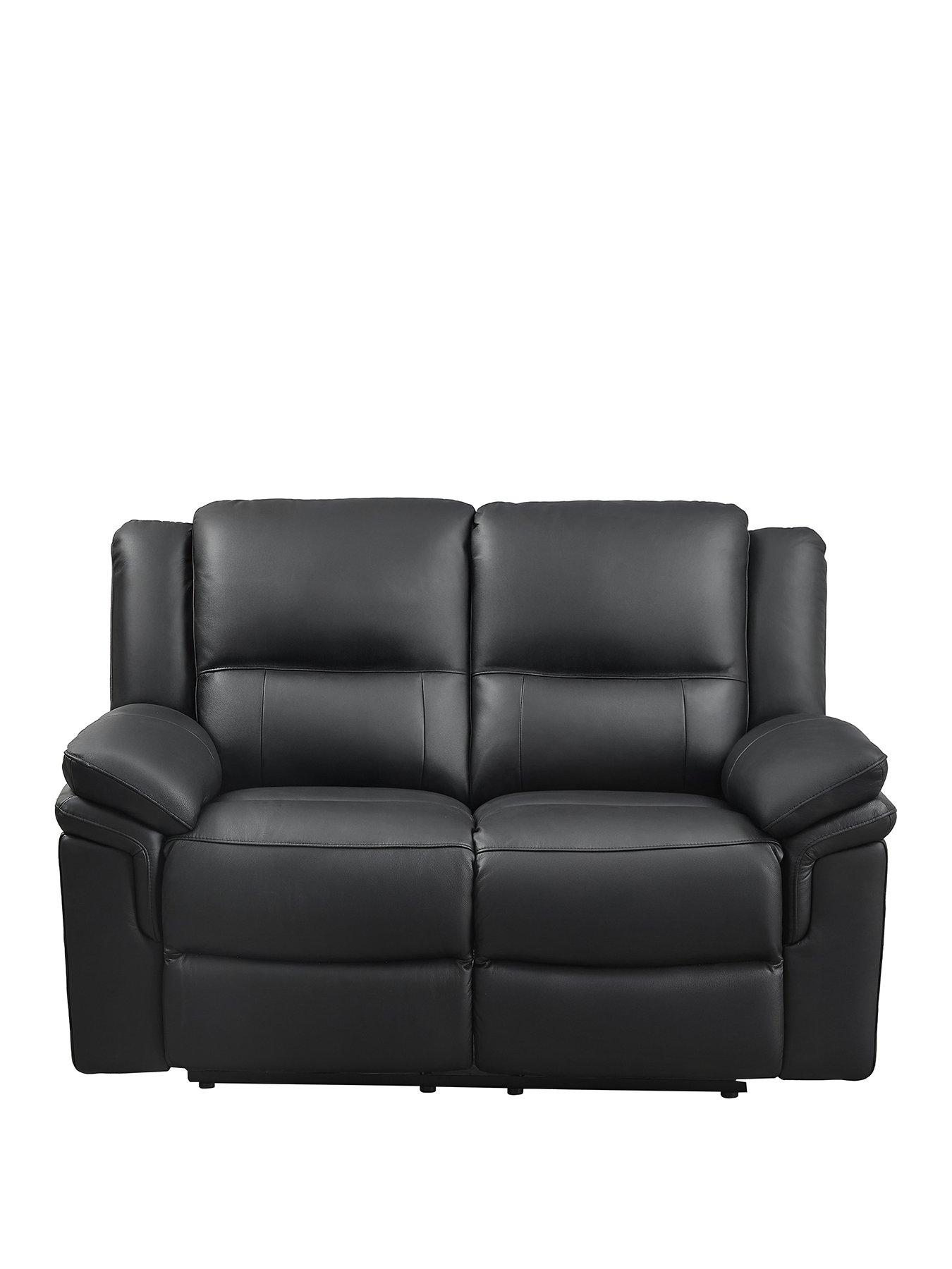 Image 2 of 6 of The Very Collection Osaka Leather 2 Seater Power Recliner Sofa
