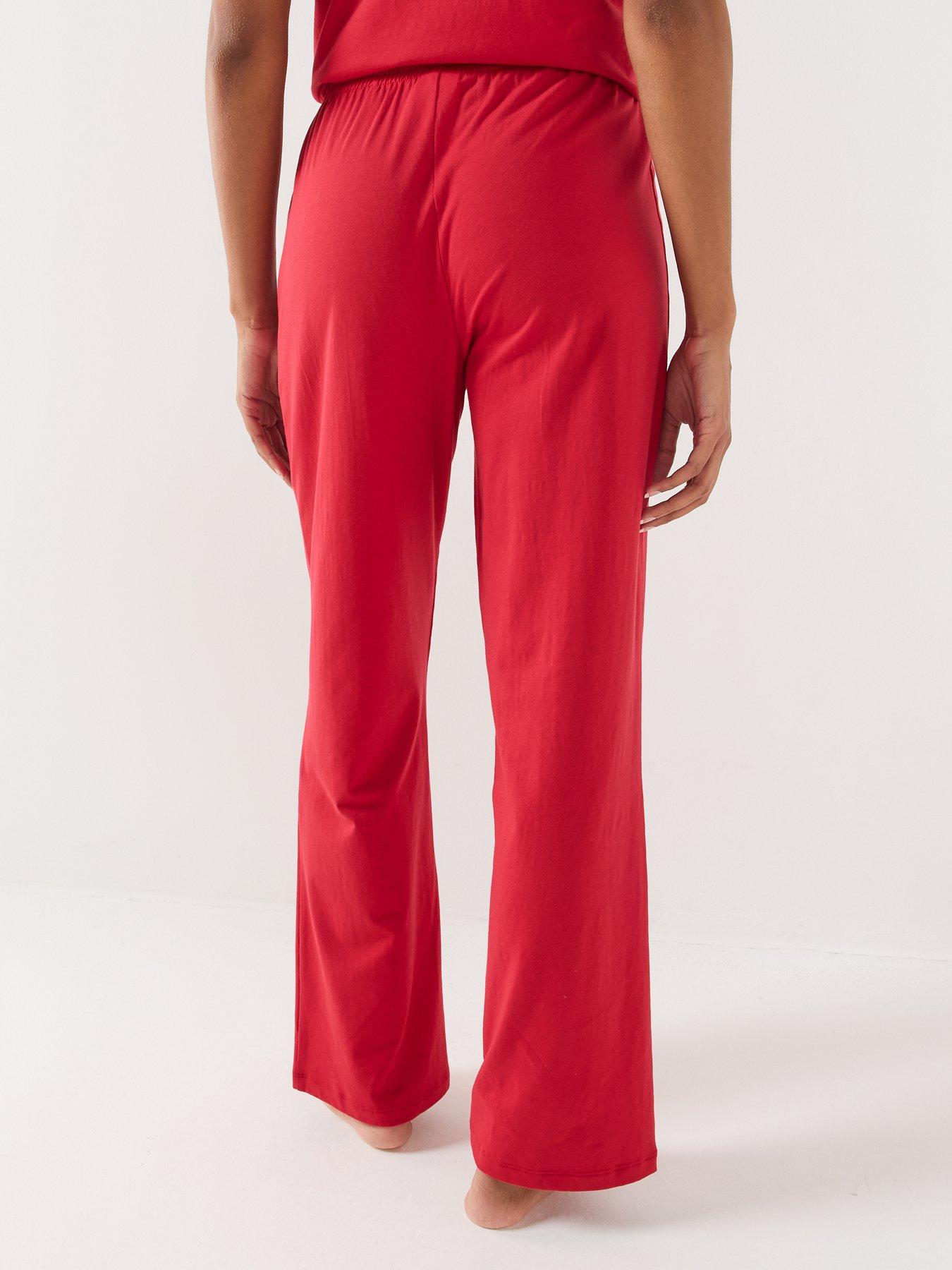 Image 2 of 6 of BOSS Boss Sleep Trousers - Red