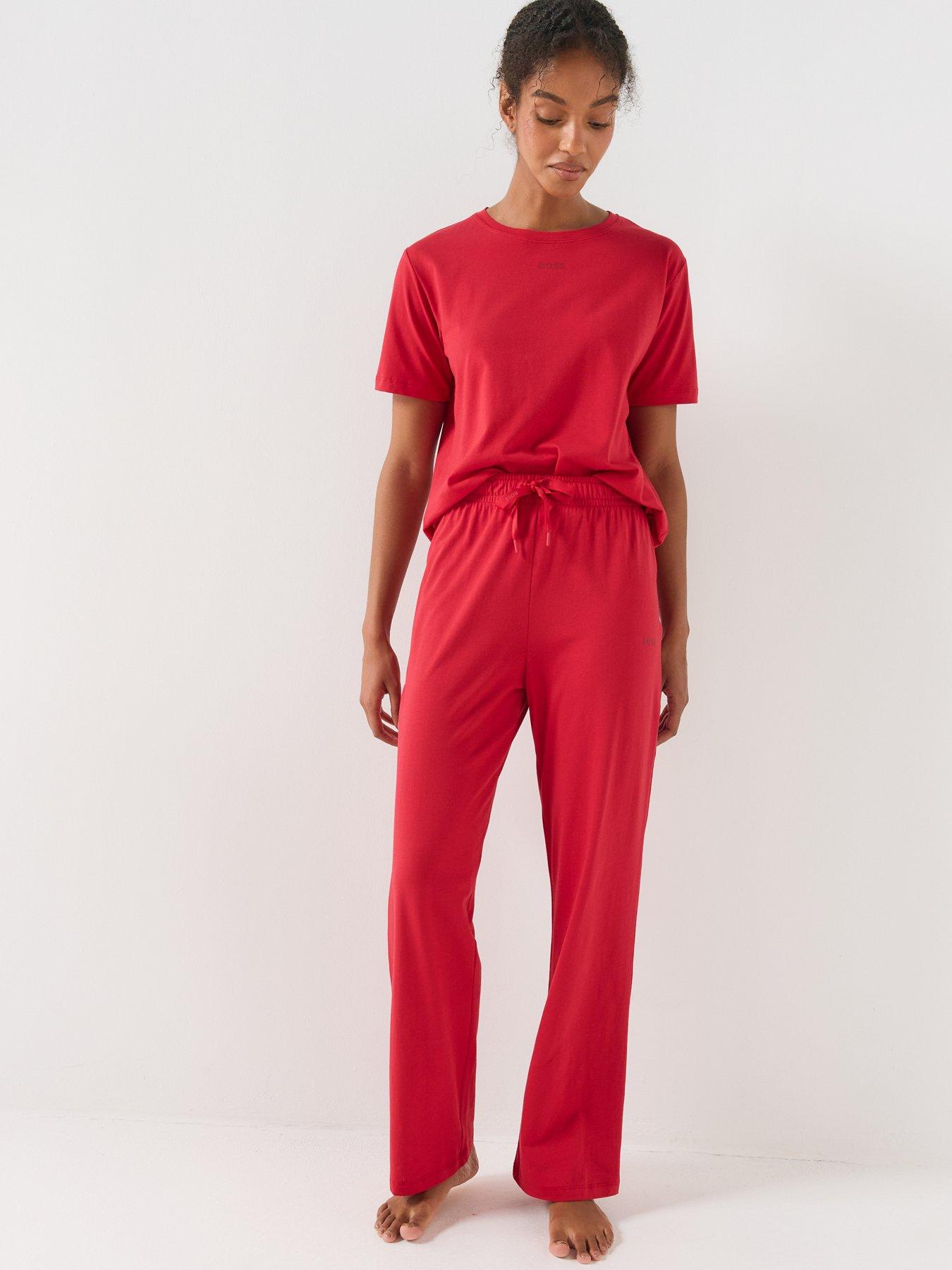 Image 3 of 6 of BOSS Boss Sleep Trousers - Red