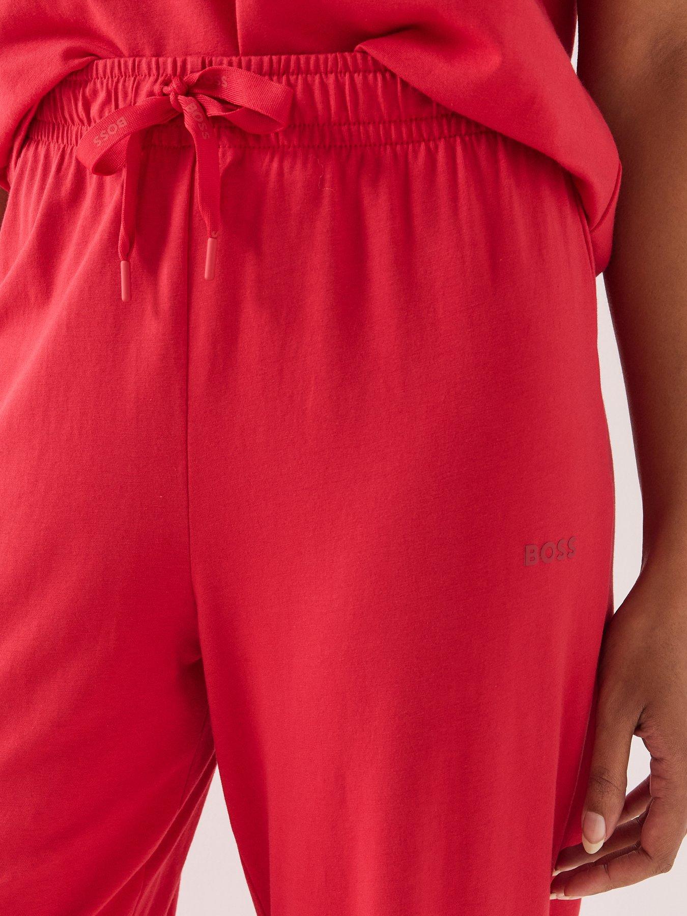Image 4 of 6 of BOSS Boss Sleep Trousers - Red