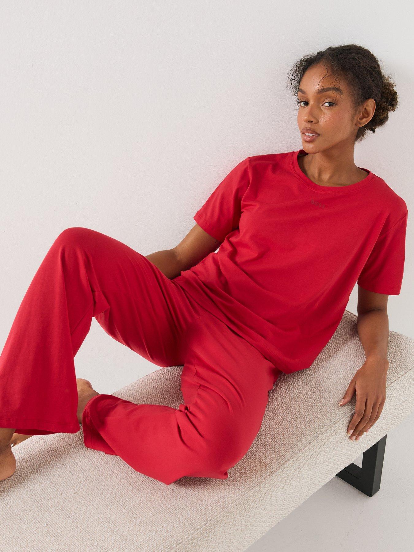 Image 5 of 6 of BOSS Boss Sleep Trousers - Red