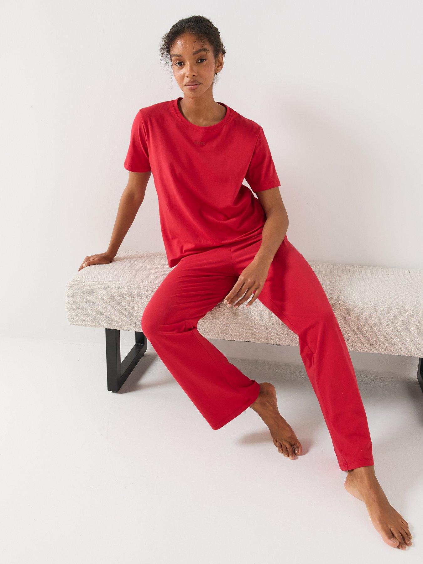 Image 6 of 6 of BOSS Boss Sleep Trousers - Red