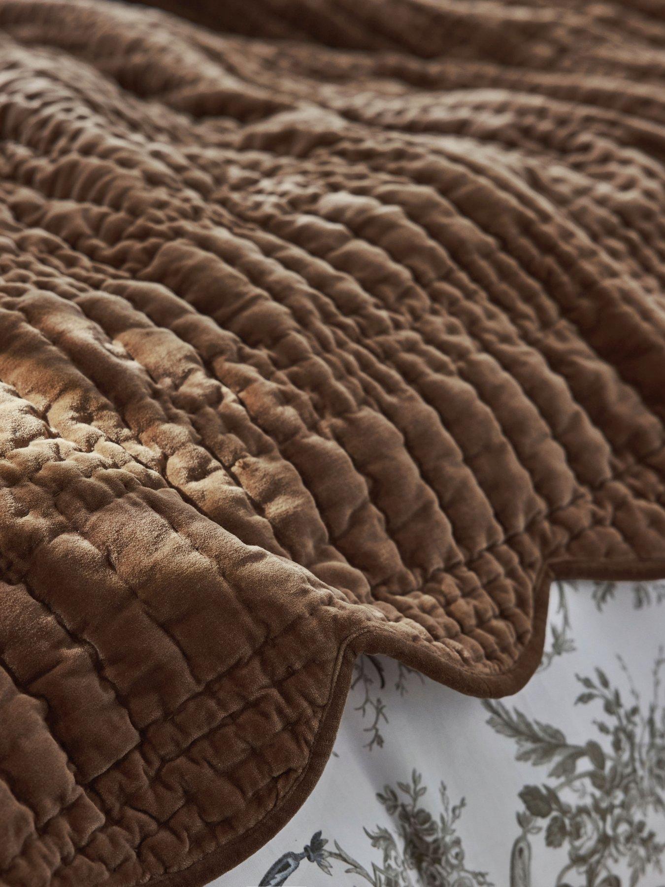 Image 4 of 4 of Laura Ashley Brady Scalloped Bedspread 180cm X 235cm