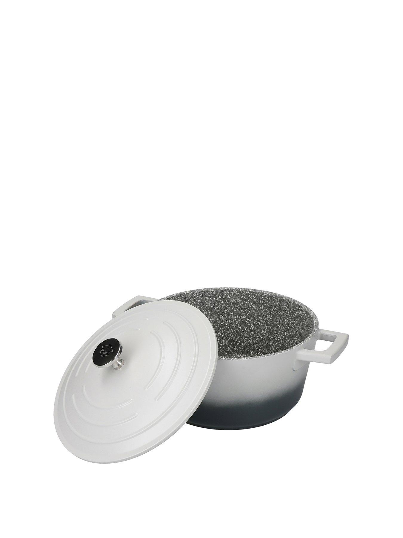 Image 2 of 7 of MasterClass Masterclass 2.5 Litre Casserole Dish With Lid - Ombre Grey