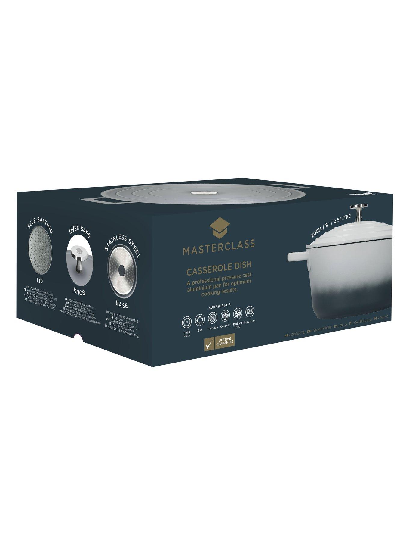 Image 6 of 7 of MasterClass Masterclass 2.5 Litre Casserole Dish With Lid - Ombre Grey