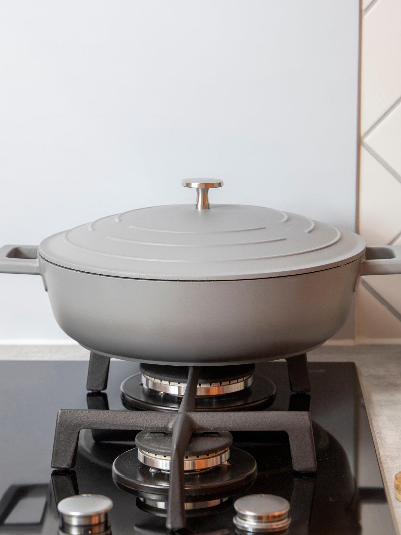 George Grey Masterclass Ombre Shallow 4 Litre Casserole Dish With Lid - Image 10