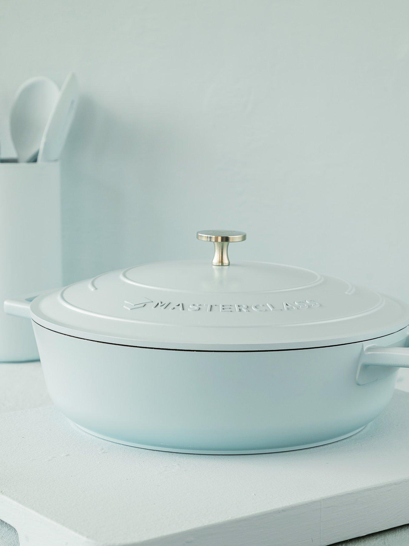 Masterclass Casserole Dish With Lid Blue Large - Image 8