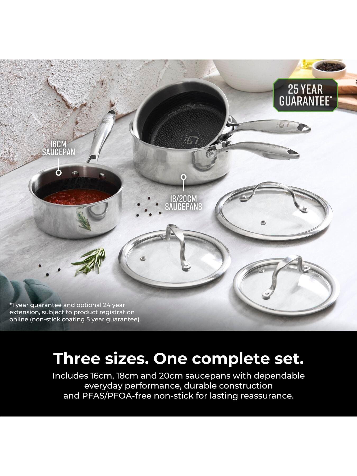 Image 2 of 6 of Tower 3pc Saucepan Set - 16cm, 18cm And 20cm
