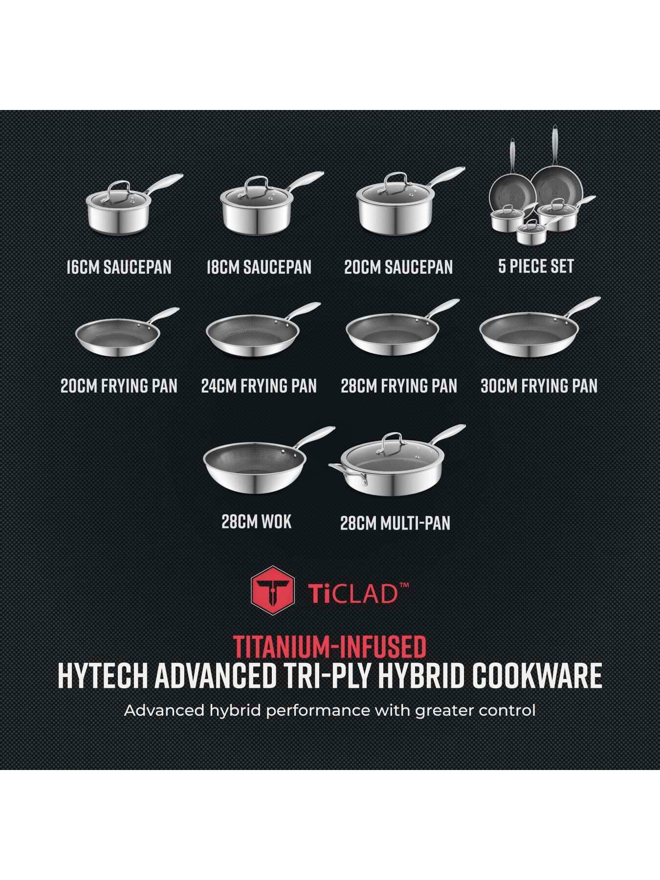 Image 7 of 7 of Tower Ti-clad 28cm Wok