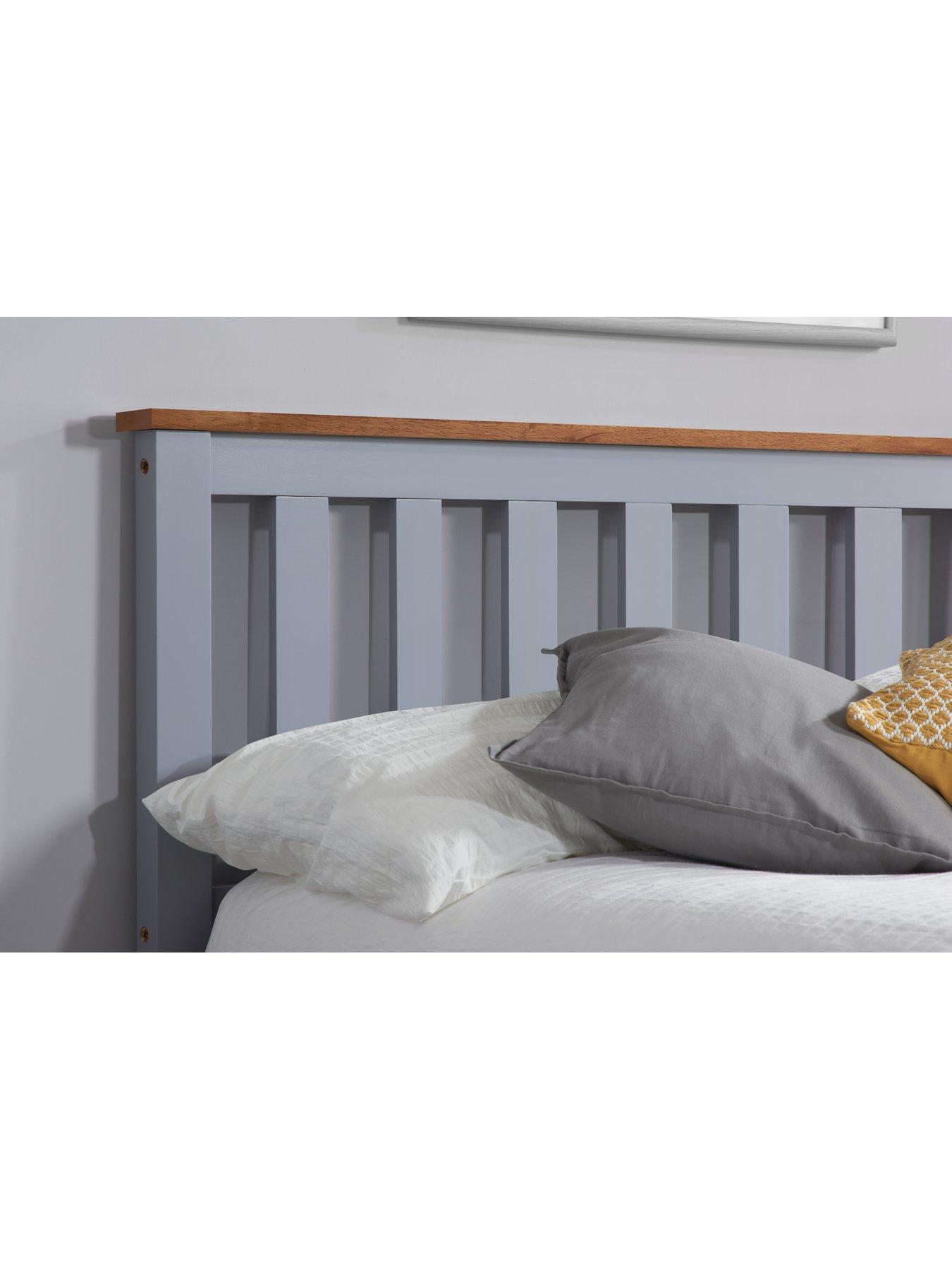 Image 3 of 7 of Birlea Phoenix Ottoman Wooden Bed Double - Dark Grey