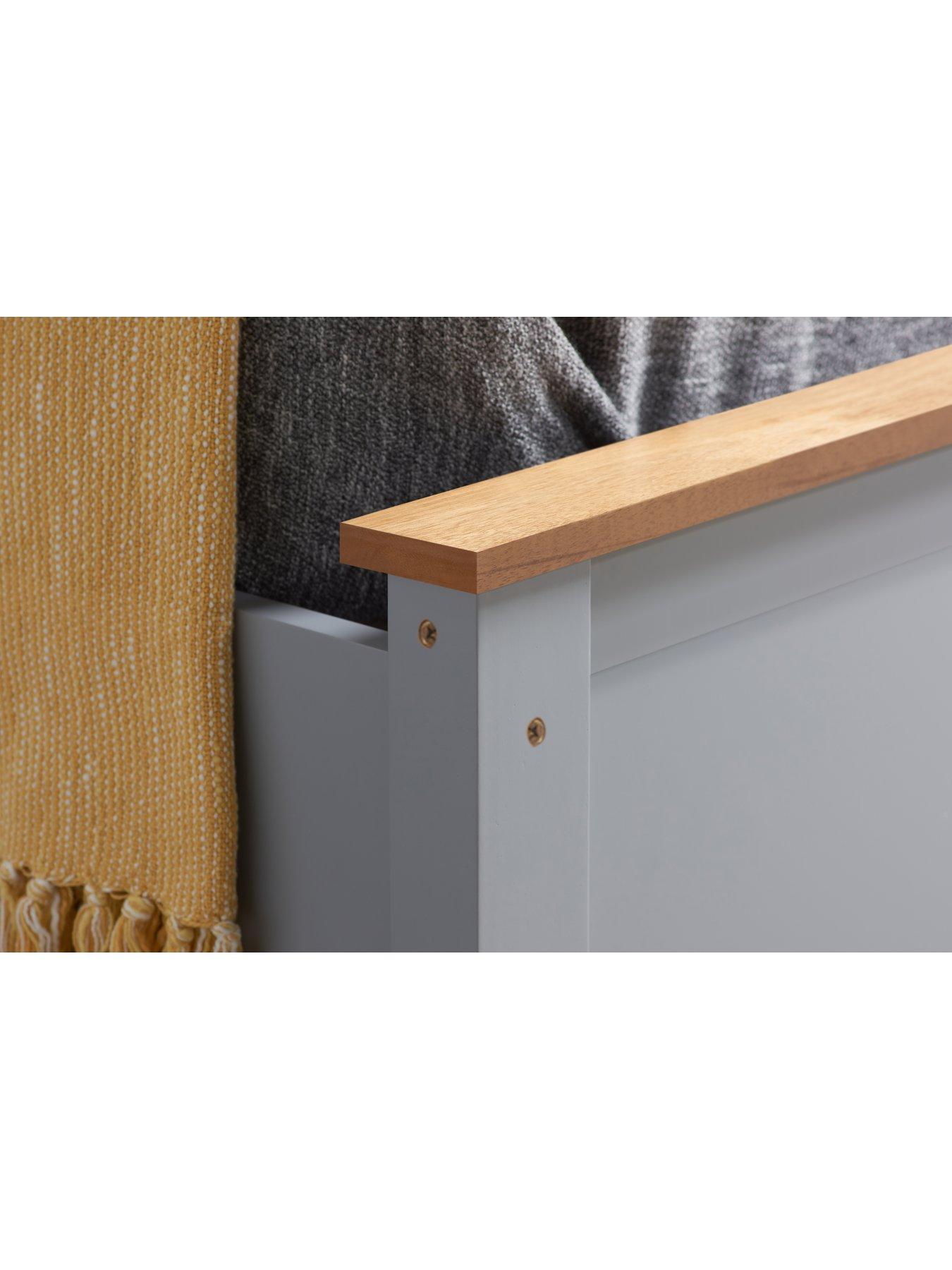 Image 4 of 7 of Birlea Phoenix Ottoman Wooden Bed Double - Dark Grey