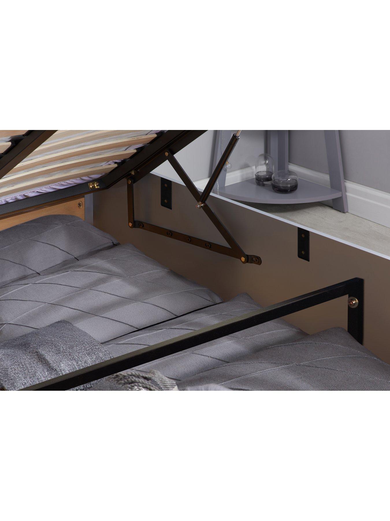 Image 5 of 7 of Birlea Phoenix Ottoman Wooden Bed Double - Dark Grey