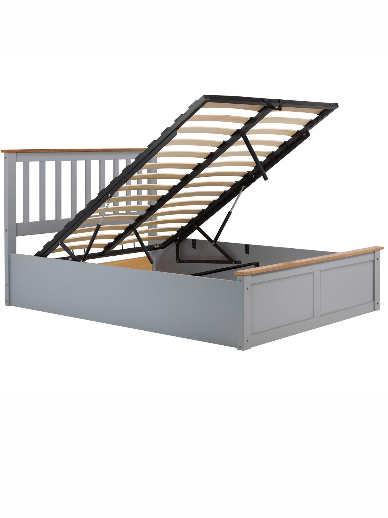 Image 7 of 7 of Birlea Phoenix Ottoman Wooden Bed Double - Dark Grey