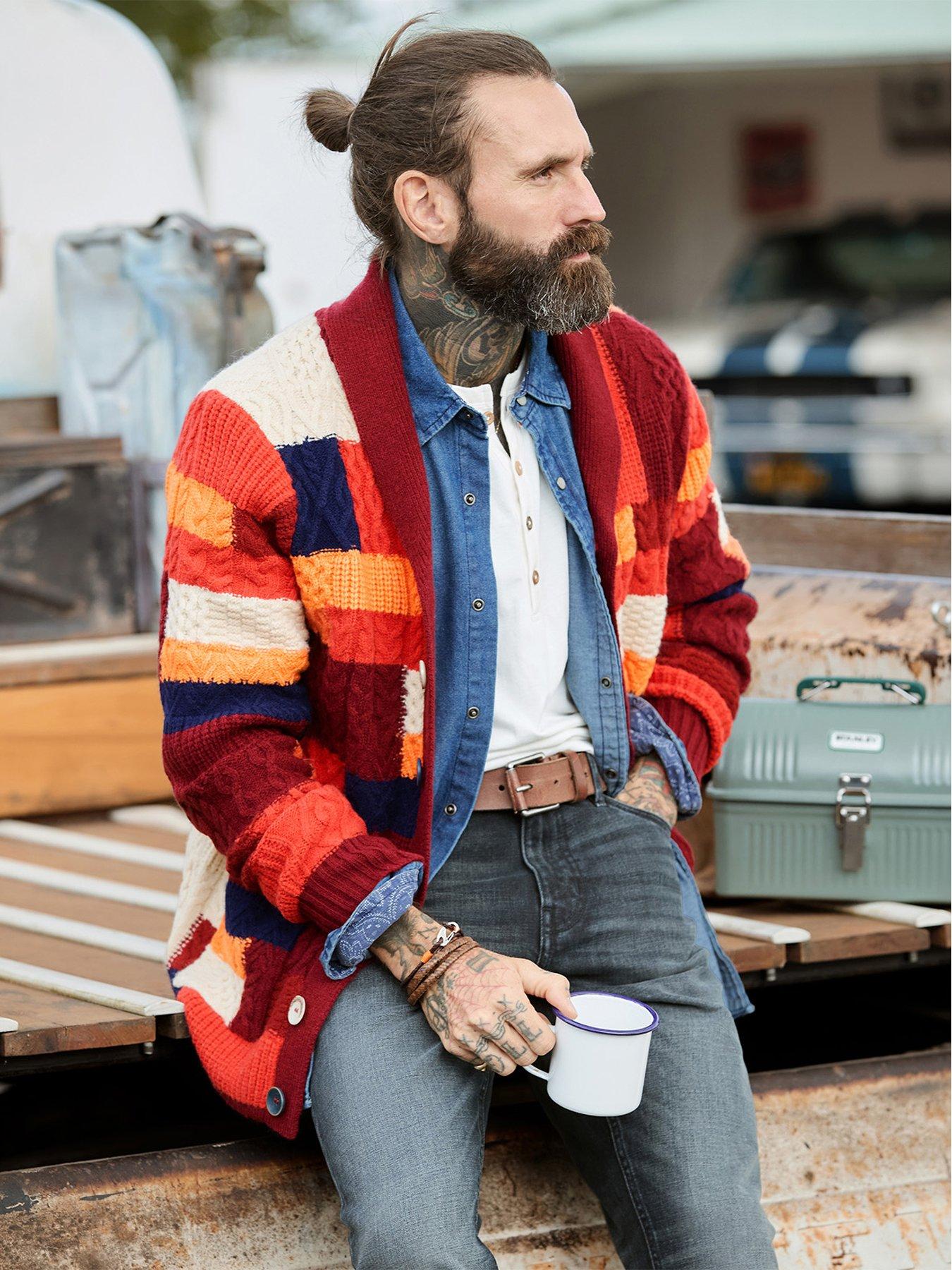 Image 5 of 7 of Joe Browns Perfect Patchwork Cardigan