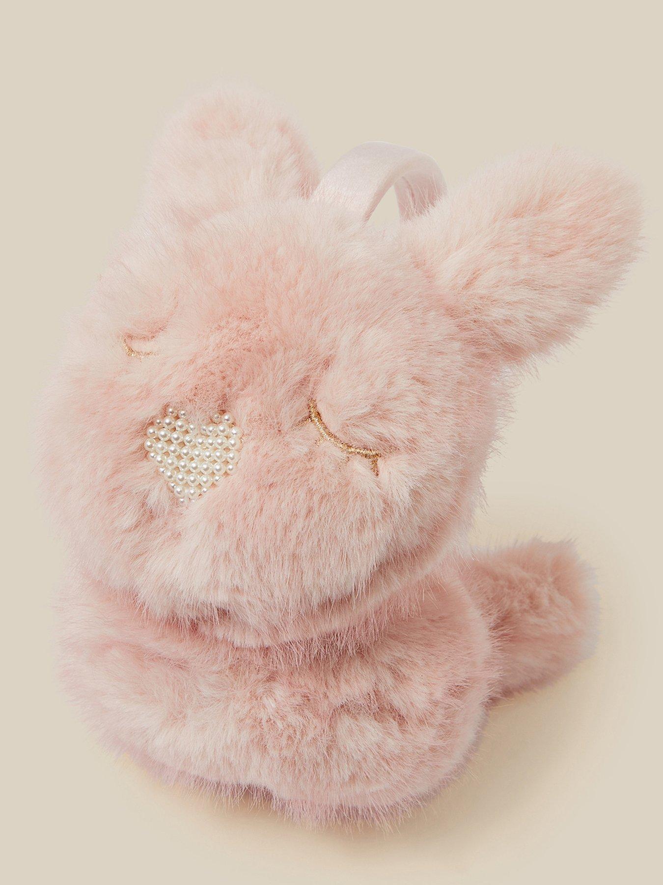 Image 2 of 2 of Monsoon Girls Fluffy Bunny Earmuffs - Pink