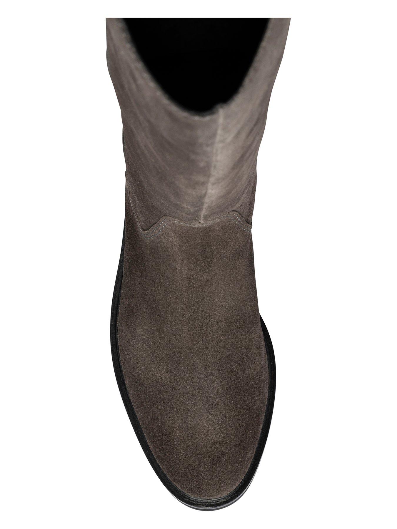 Image 4 of 4 of Ravel Ashington Zip Through Knee High Riding Boot - Grey